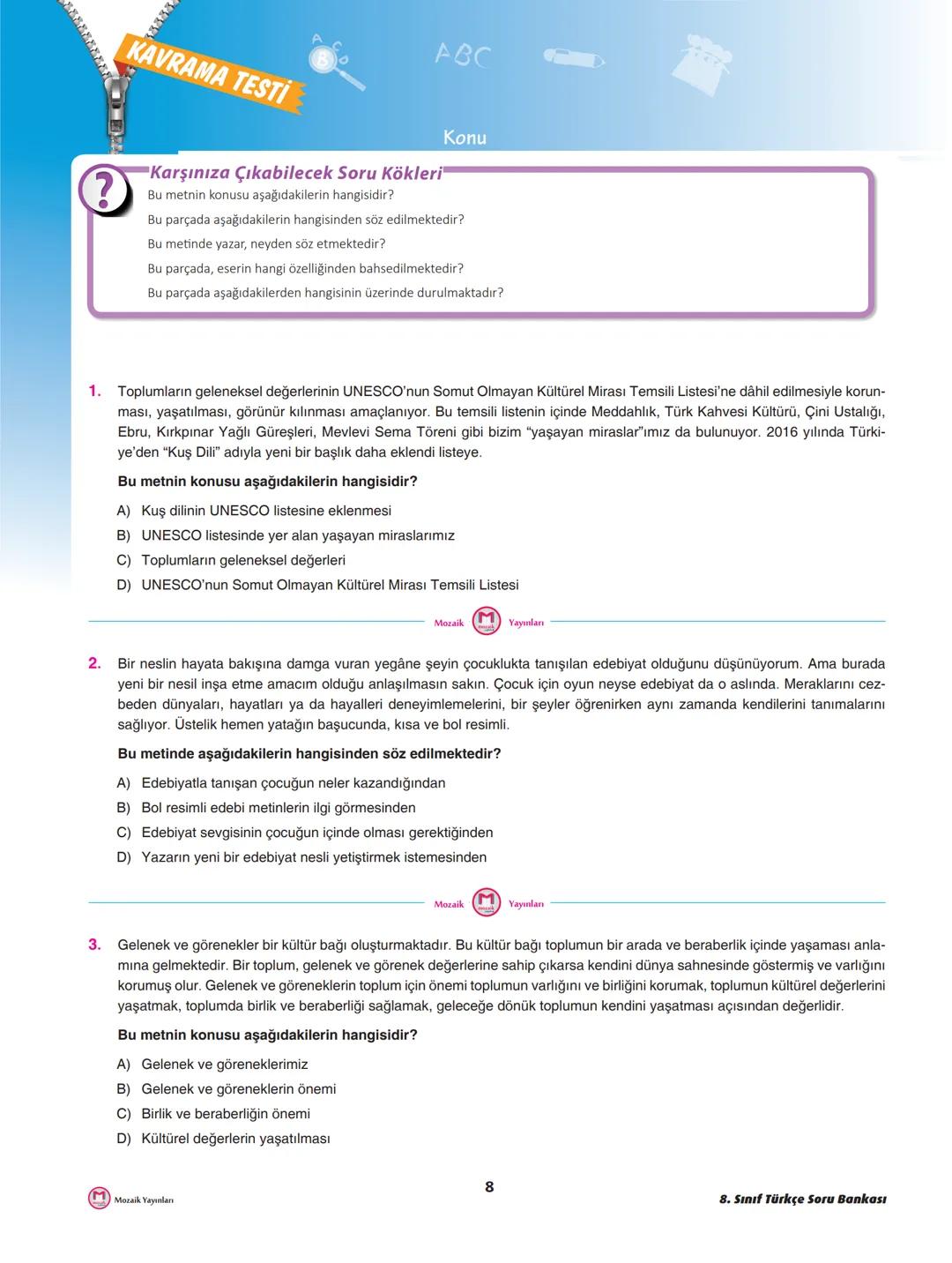 AKILLI TRITRYR
UYUMLU
ww.dijitalim.co
VİDEO ÇÖZÜMLÜ
PARAGRAF
Soru Bankası
DİJİTALİM
EĞİTİM PLATFORMUMUZ
DİJİTALİM
İNDİR
SİZLERLE
Öğretmen ve