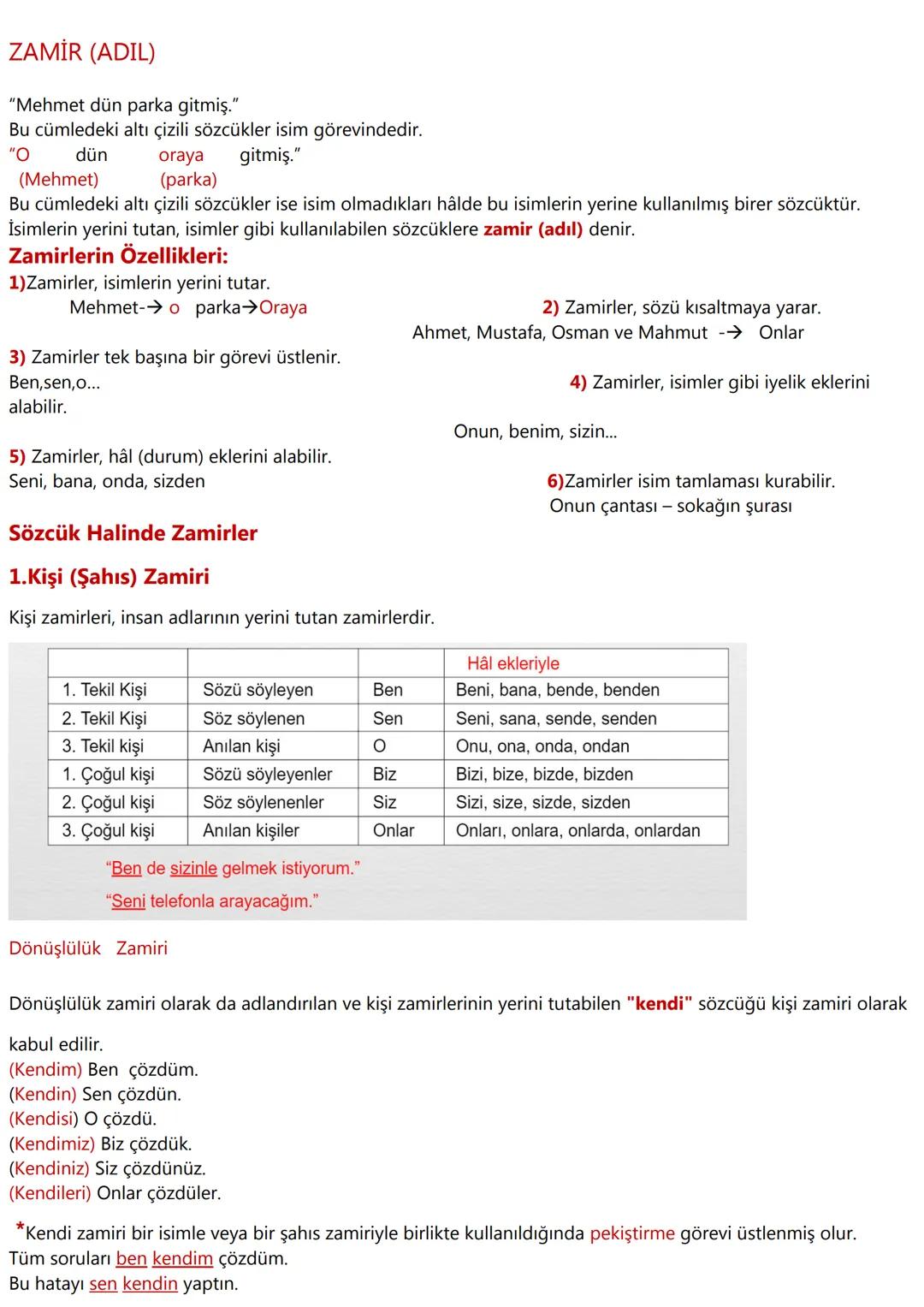 ZAMİR (ADIL)
"Mehmet dün parka gitmiş."
Bu cümledeki altı çizili sözcükler isim görevindedir.
"Ο dün oraya
(Mehmet) gitmiş."
(parka)
Bu cüml