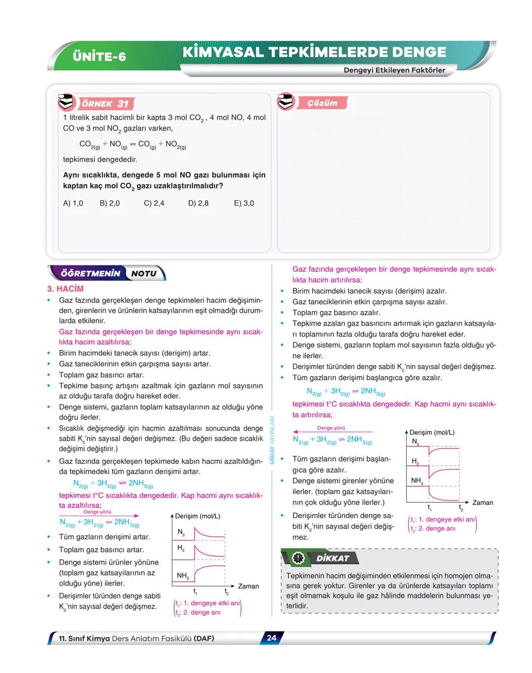 # Kimya
## Ders Anlatım Fasikülü
Kimyasal Tepkimelerde Denge
8
Fasikül
Kitapçık
Ali Dinçsönmez - Taha Yılmaz - Özlem Ersoy Çelik
Mehmet