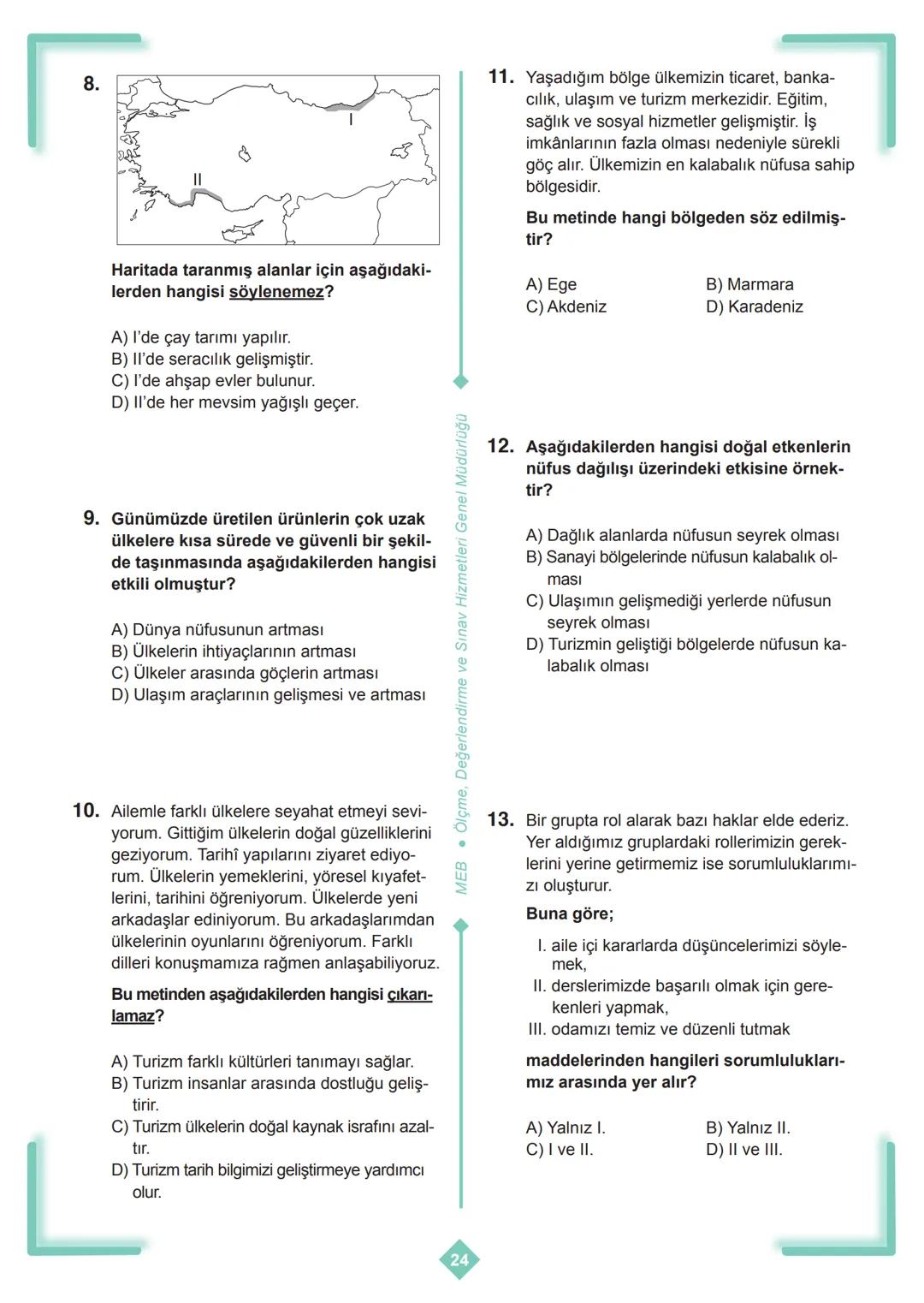 X
*
**
MILLI EGI
URIYETI A
CUMHURI
BAKANLIĞI TÜRKI
+
X
+
5. SINIF
ÇALIŞMA SORULARI
X
+
D
X
+
+
+
X
D ## İSTİKLAL MARŞI
Korkma, sönmez bu ş