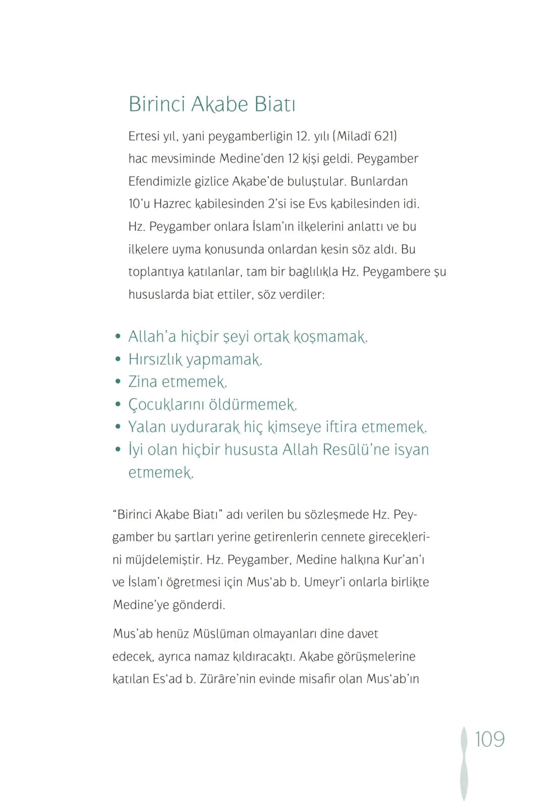 Hz Muhammedin hayatı – 109. sayfa