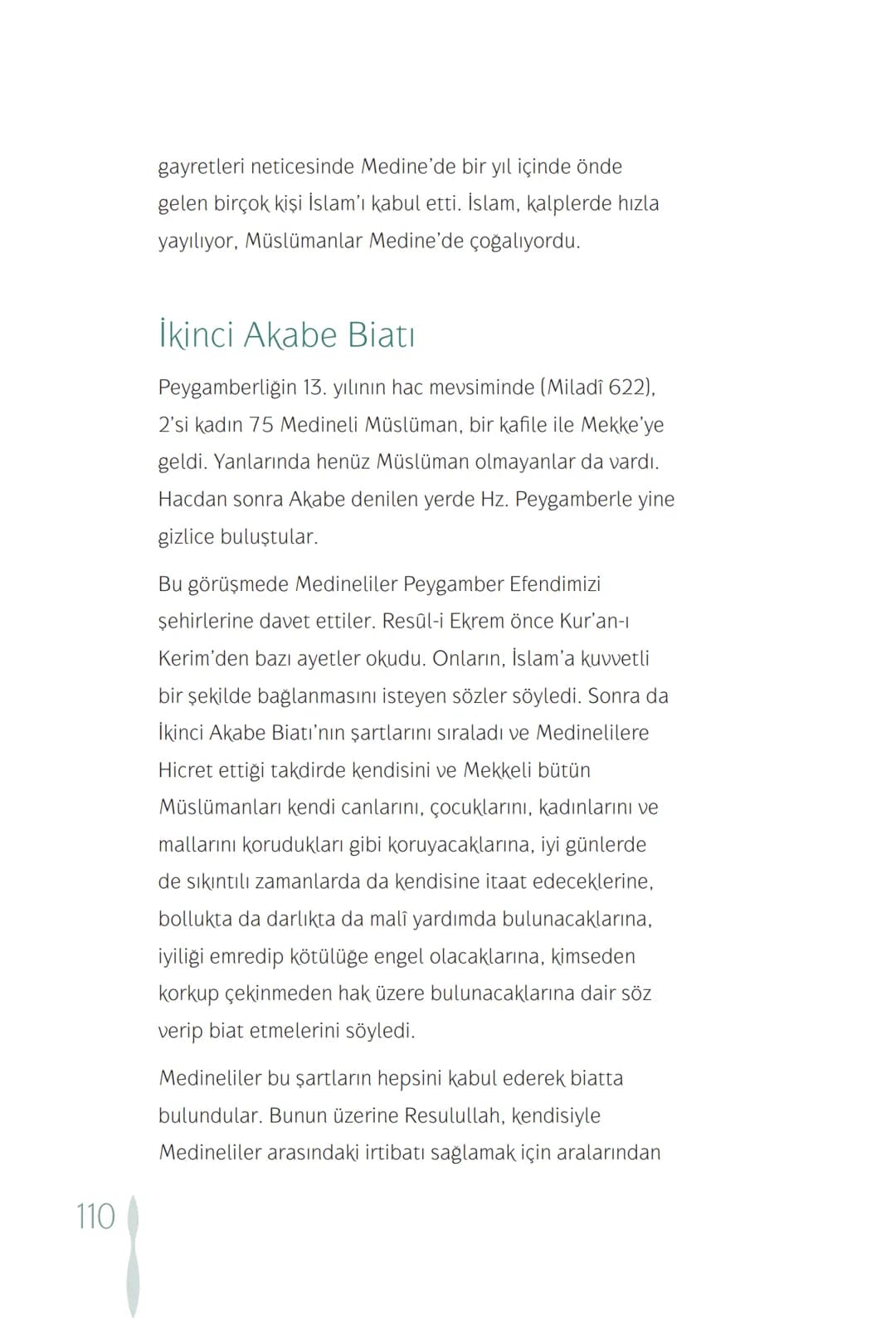 Hz Muhammedin hayatı – 110. sayfa