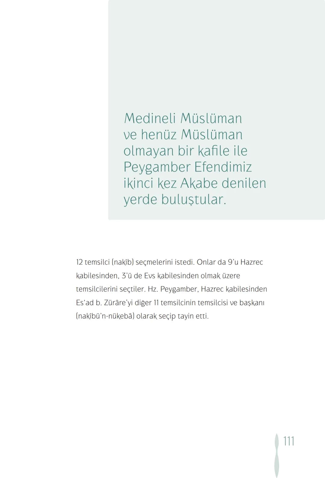 Hz Muhammedin hayatı – 111. sayfa