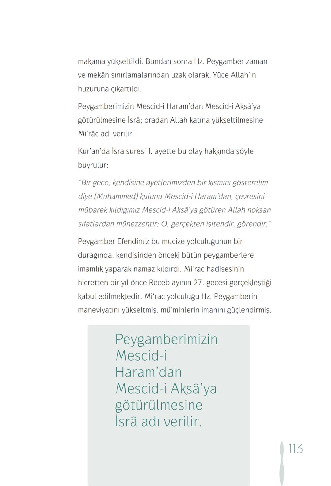 Hz Muhammedin hayatı – 113. sayfa