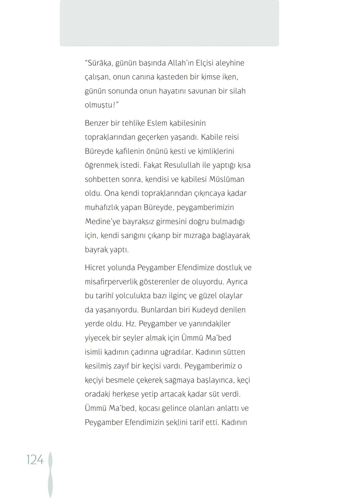 Hz Muhammedin hayatı – 124. sayfa