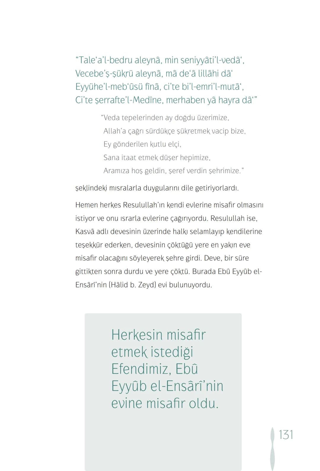 Hz Muhammedin hayatı – 131. sayfa
