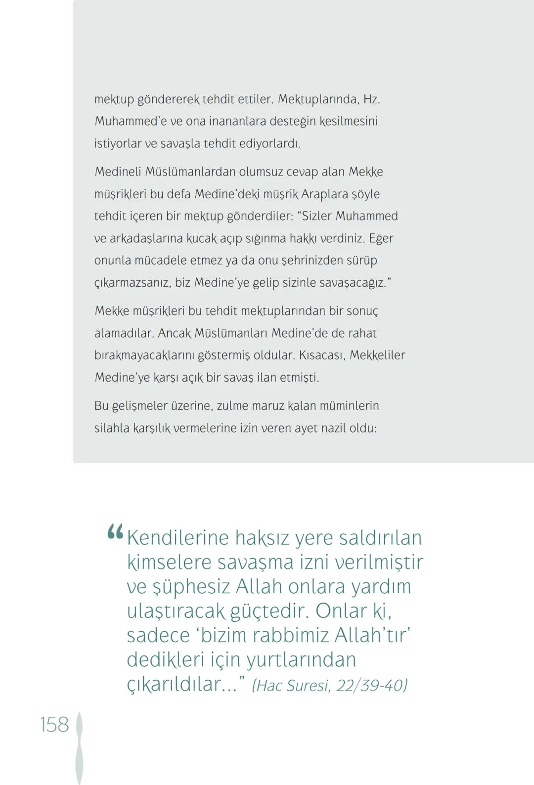 Hz Muhammedin hayatı – 158. sayfa