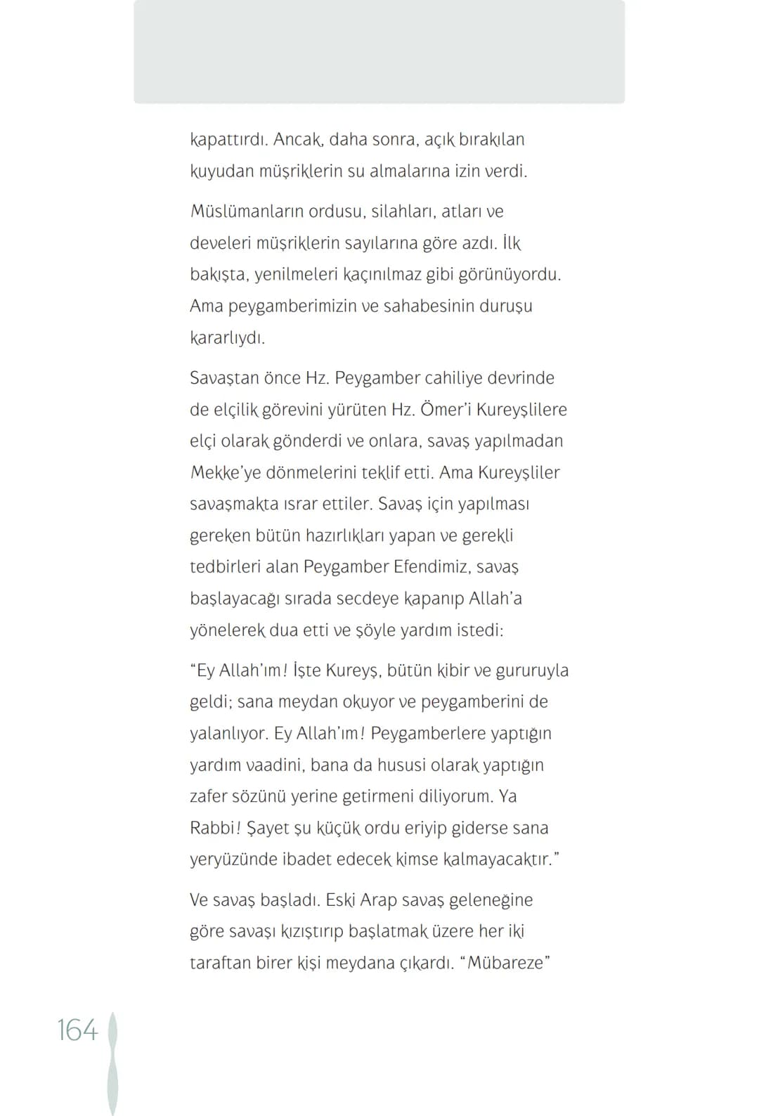 Hz Muhammedin hayatı – 164. sayfa