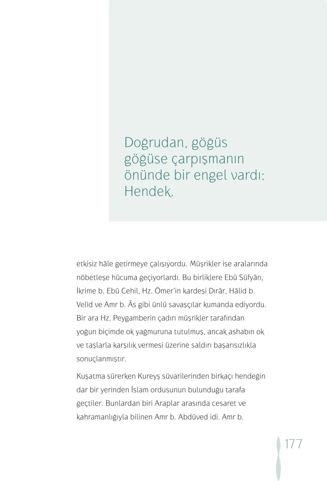 Hz Muhammedin hayatı – 177. sayfa