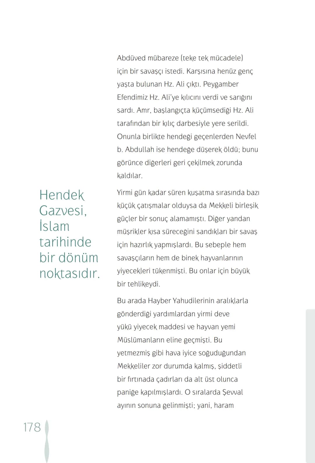 Hz Muhammedin hayatı – 178. sayfa