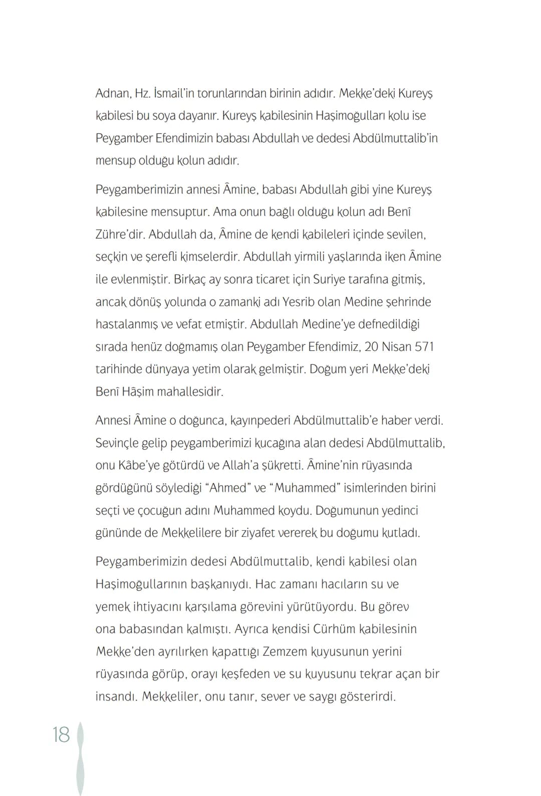 Hz Muhammedin hayatı – 18. sayfa