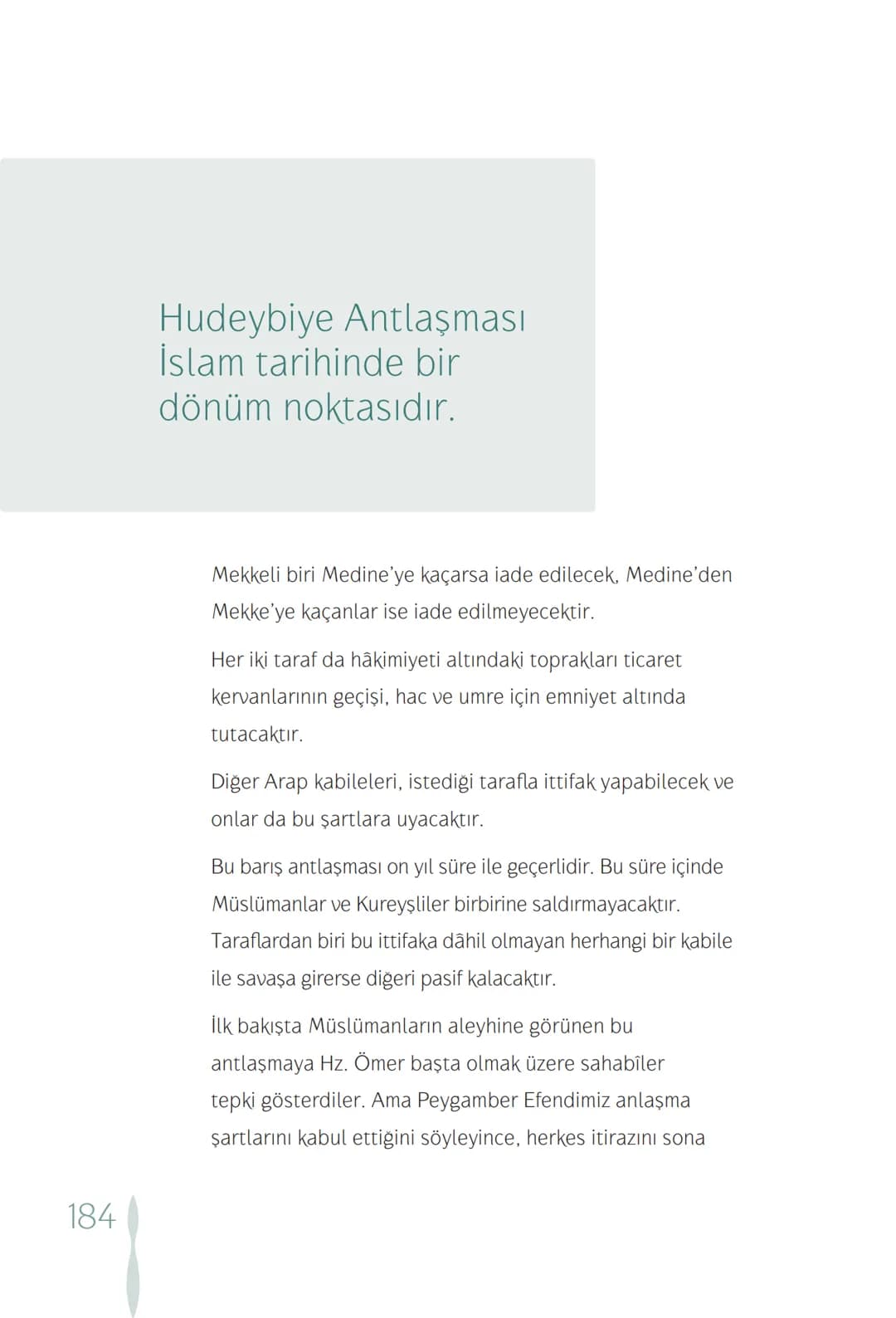 Hz Muhammedin hayatı – 184. sayfa