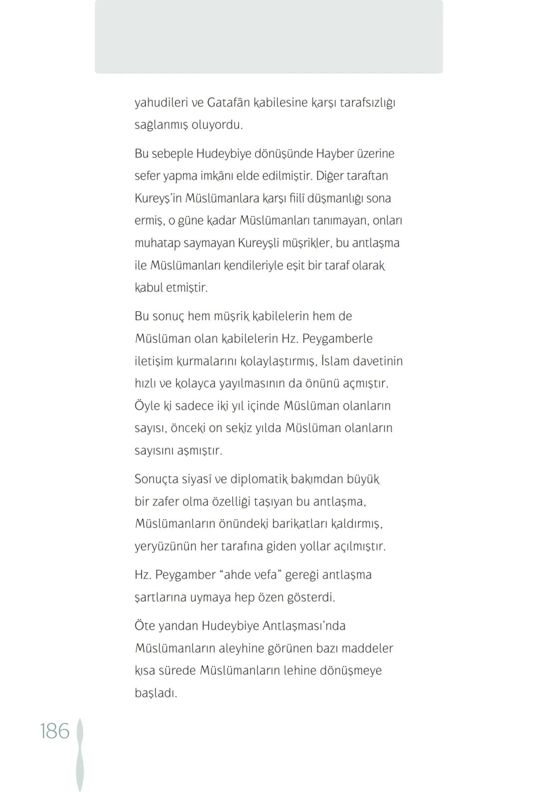 Hz Muhammedin hayatı – 186. sayfa