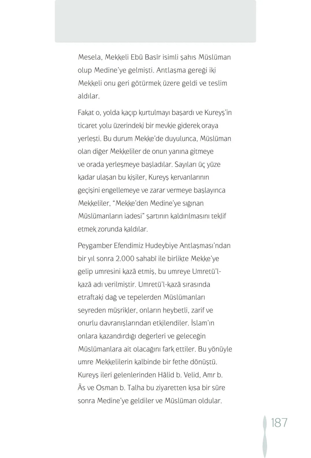 Hz Muhammedin hayatı – 187. sayfa