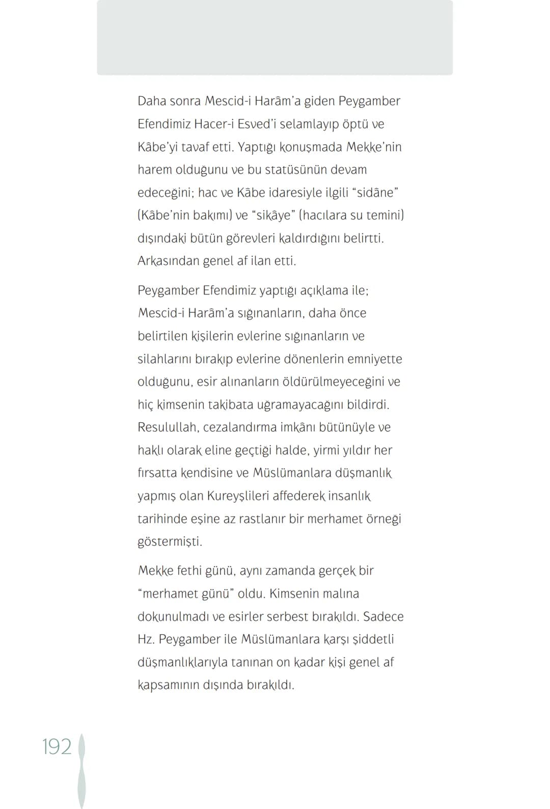 Hz Muhammedin hayatı – 192. sayfa