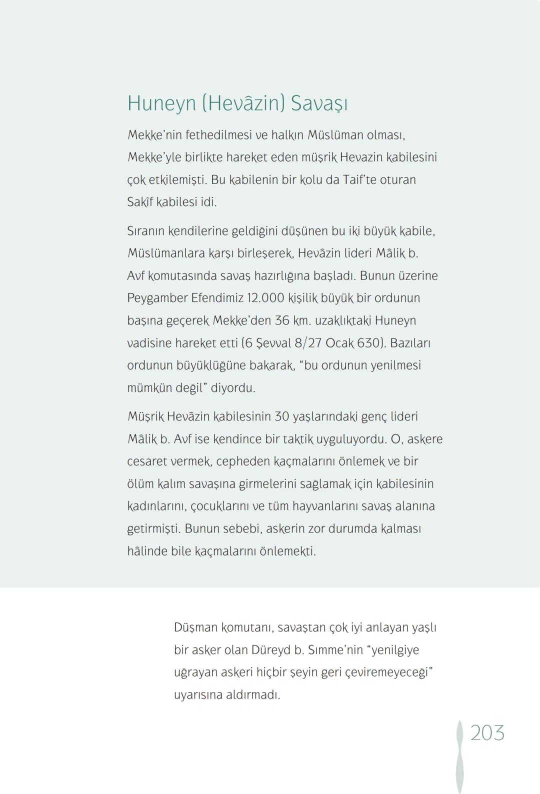 Hz Muhammedin hayatı – 203. sayfa
