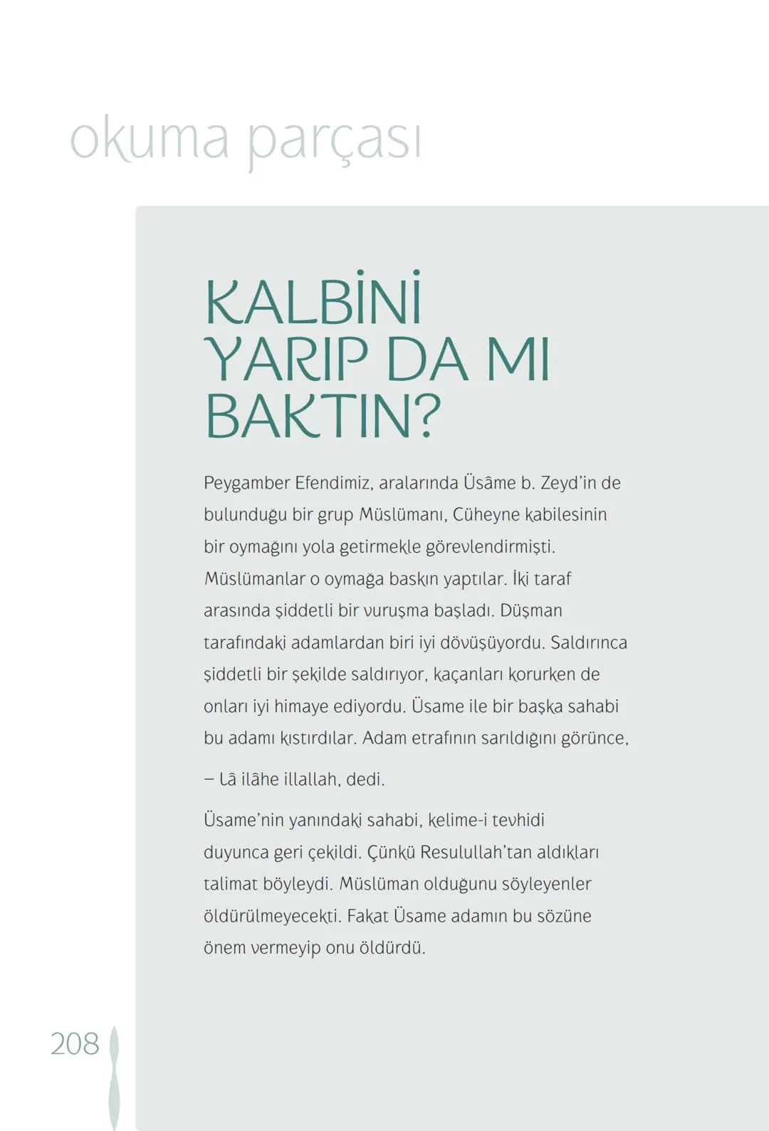 Hz Muhammedin hayatı – 208. sayfa