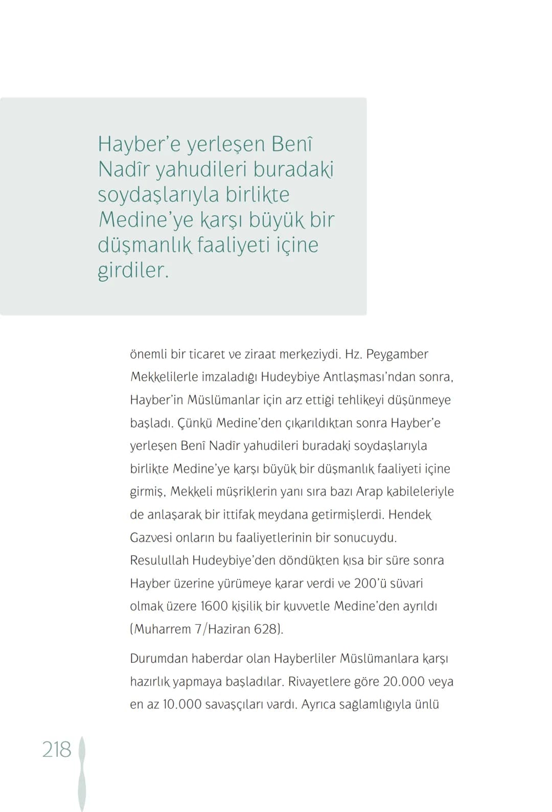 Hz Muhammedin hayatı – 218. sayfa