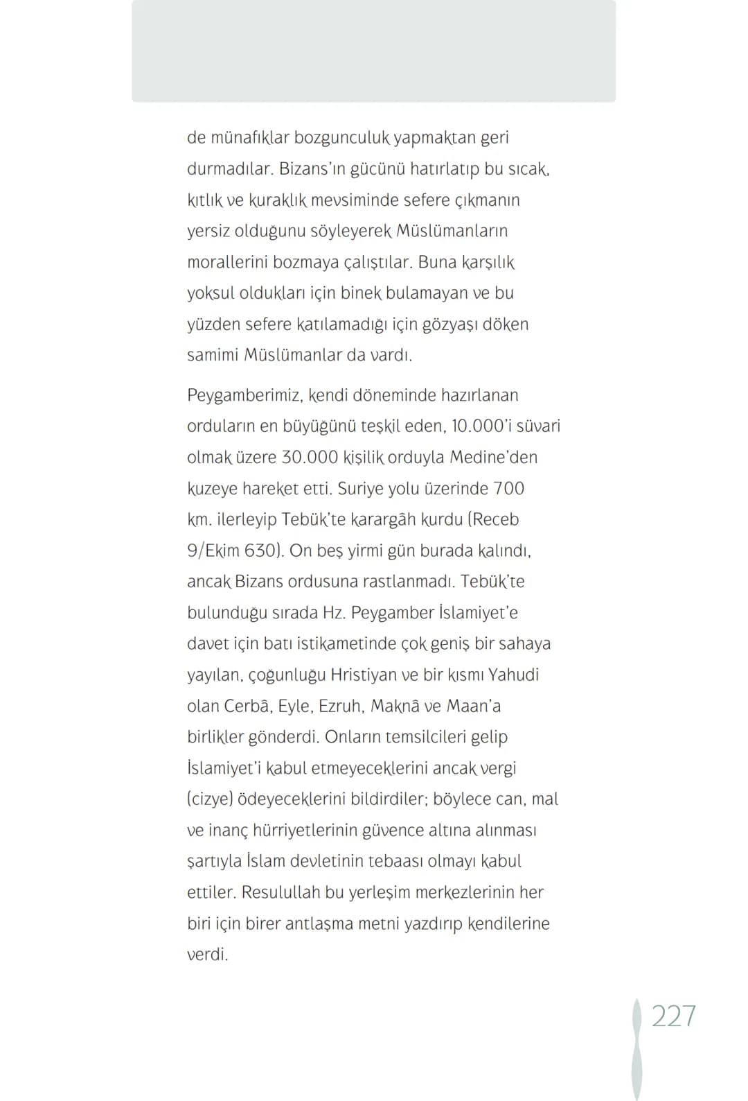 Hz Muhammedin hayatı – 227. sayfa
