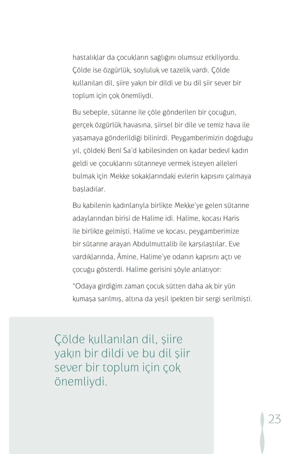 Hz Muhammedin hayatı – 23. sayfa