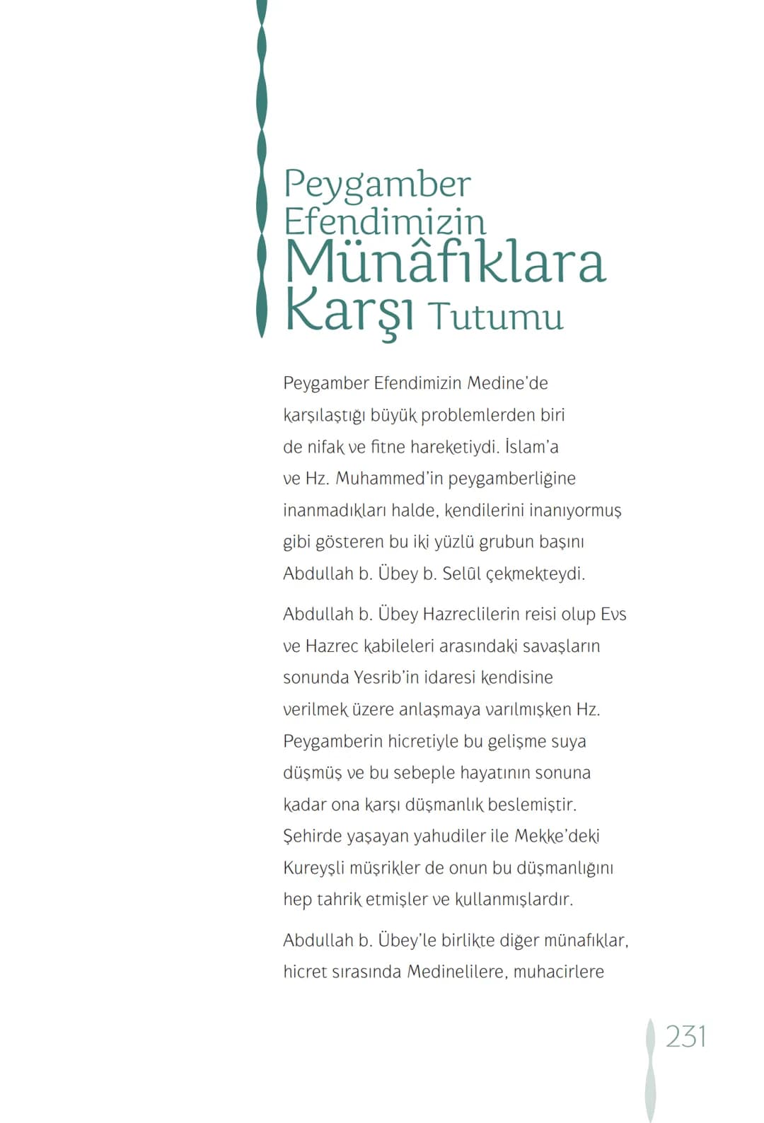 Hz Muhammedin hayatı – 231. sayfa