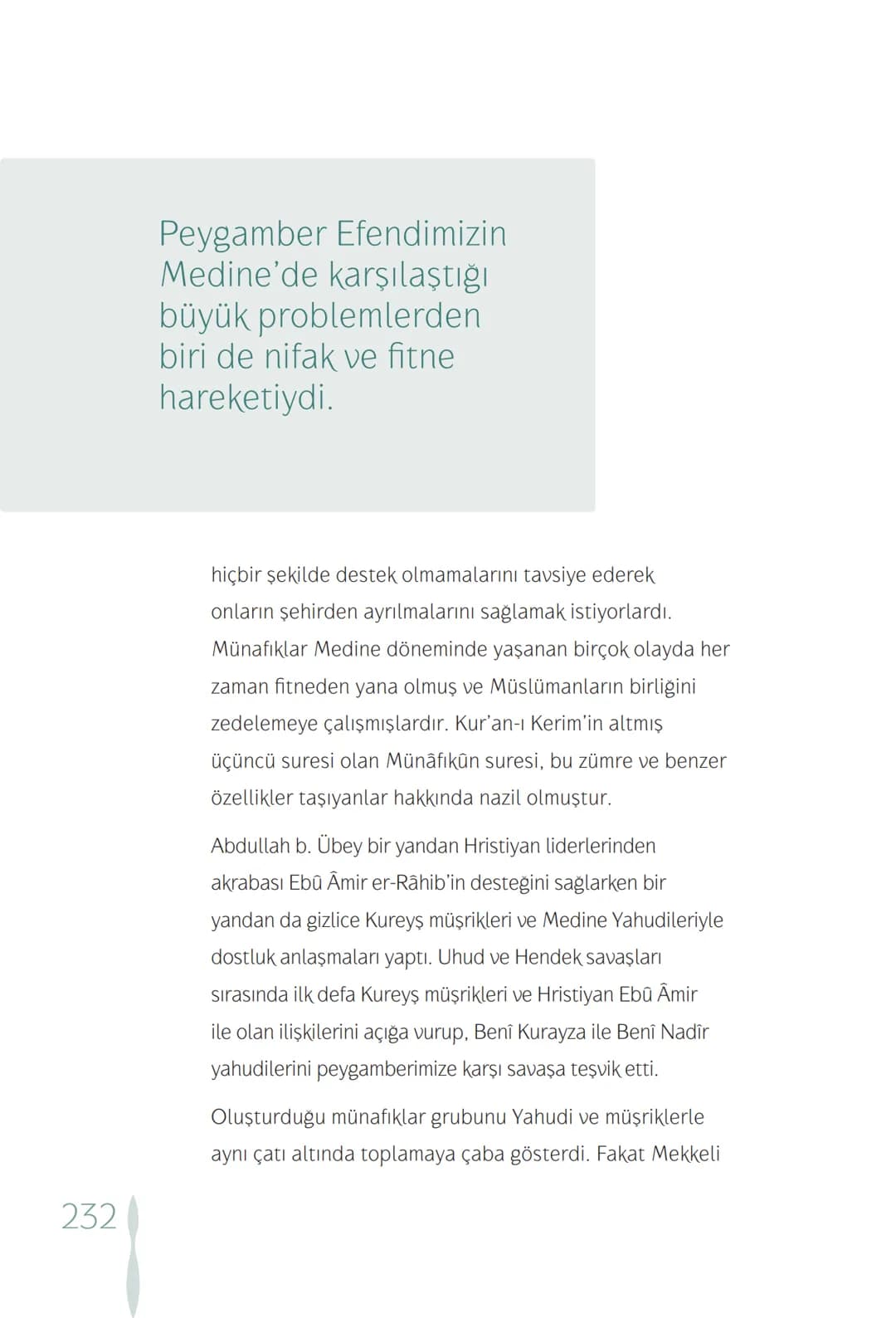 Hz Muhammedin hayatı – 232. sayfa