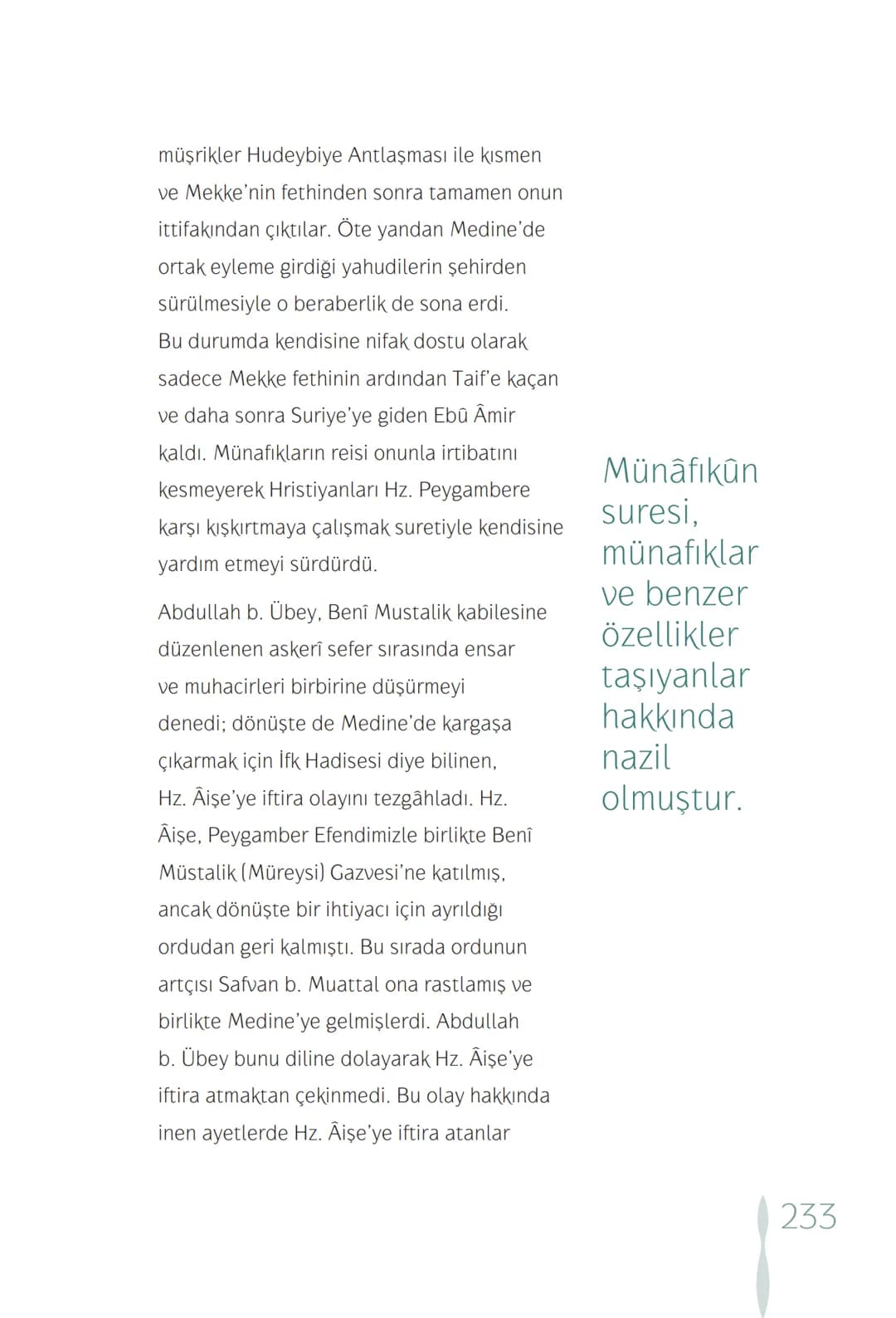 Hz Muhammedin hayatı – 233. sayfa