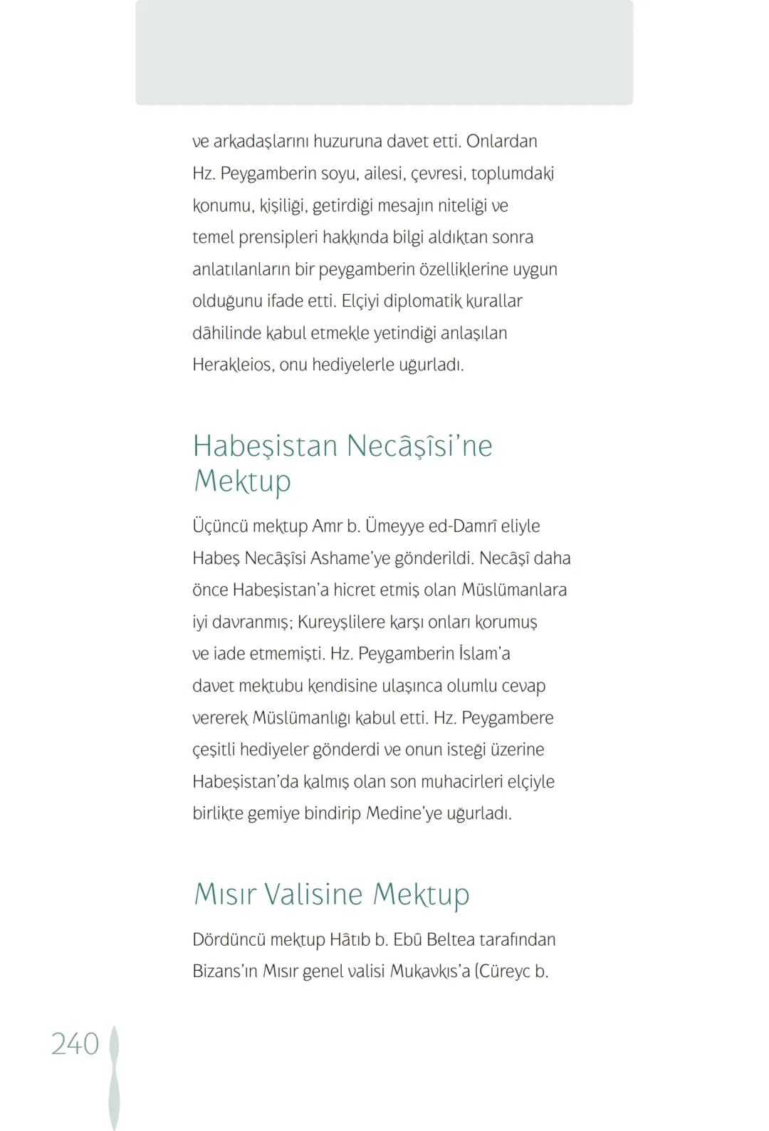 Hz Muhammedin hayatı – 240. sayfa