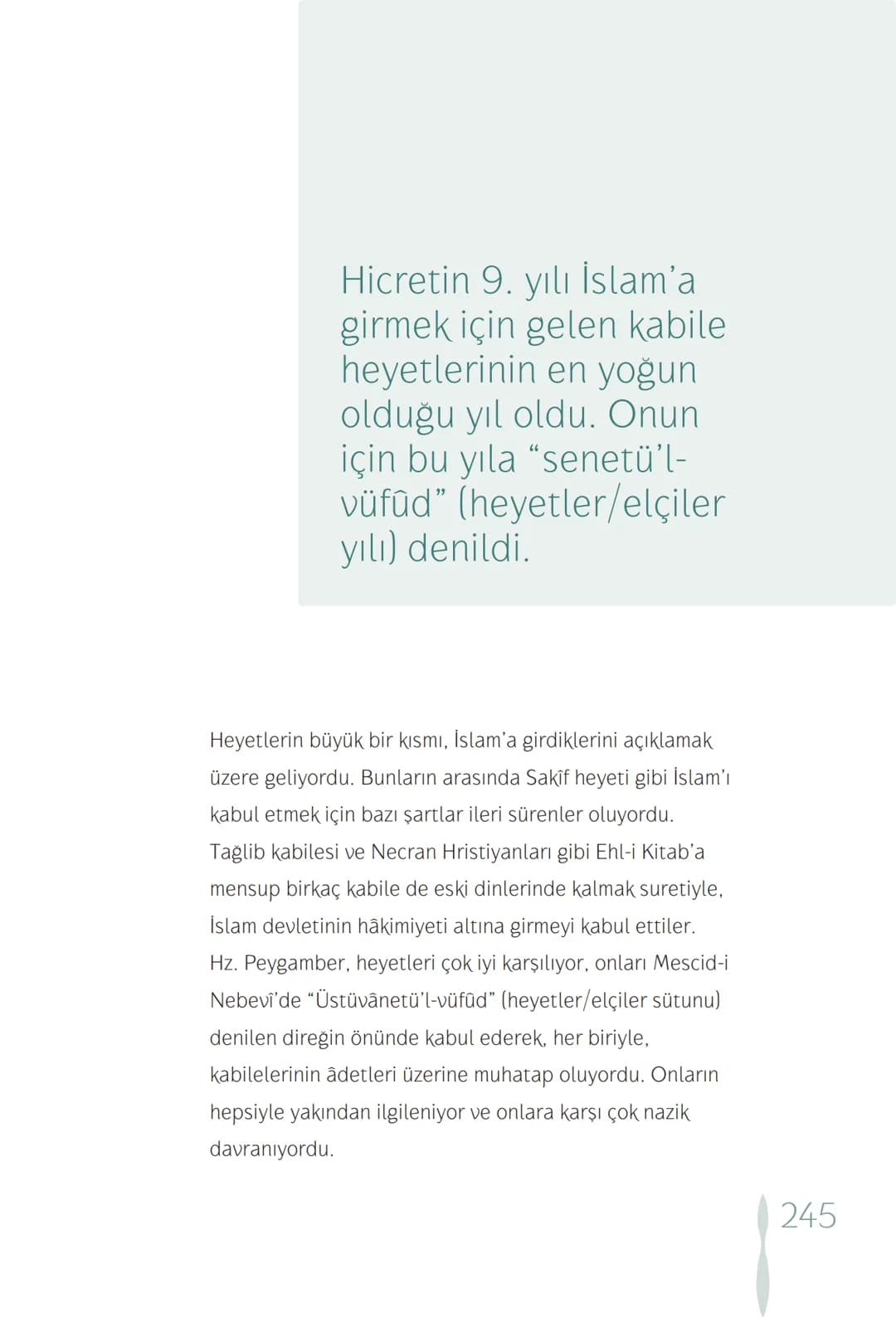 Hz Muhammedin hayatı – 245. sayfa