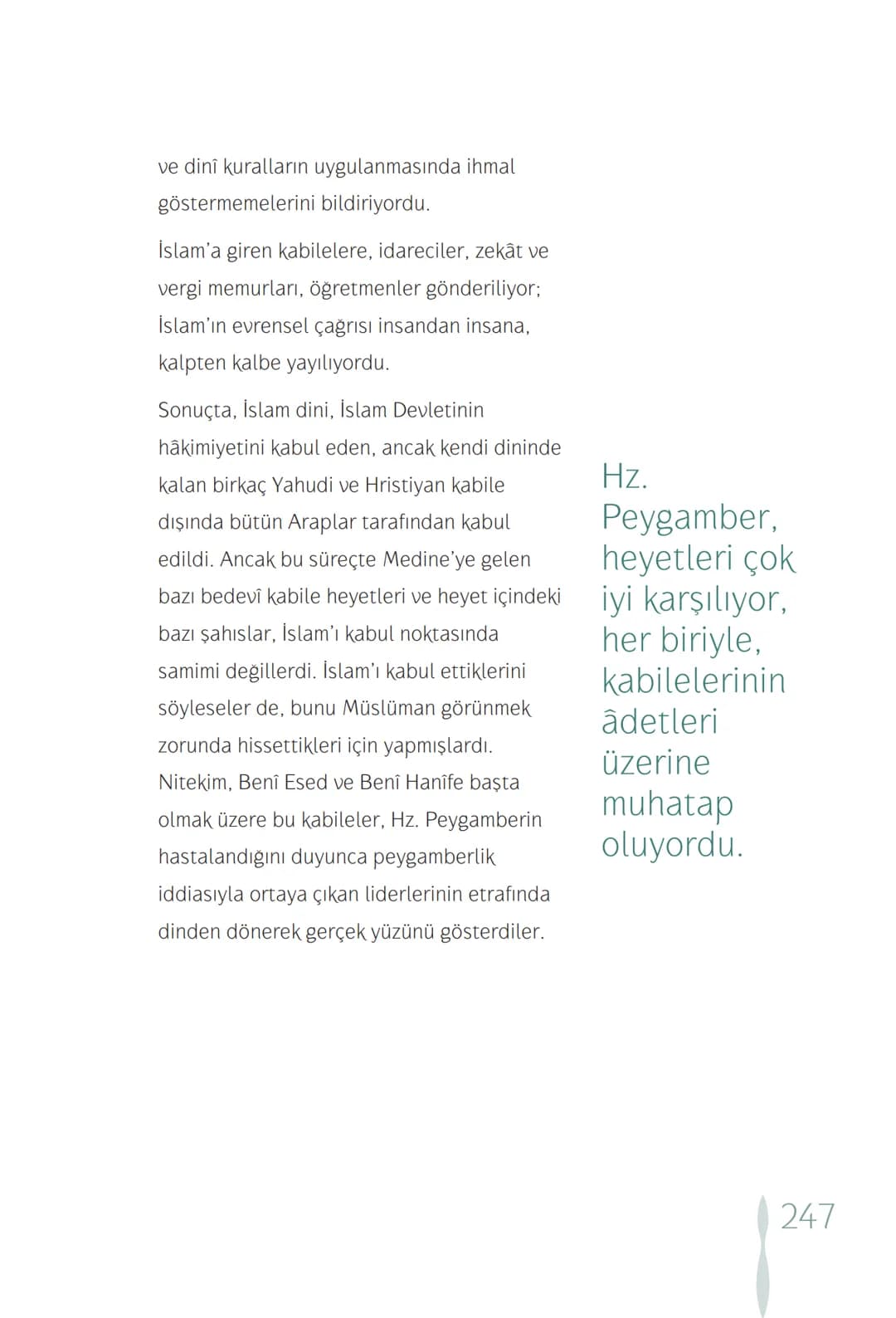 Hz Muhammedin hayatı – 247. sayfa