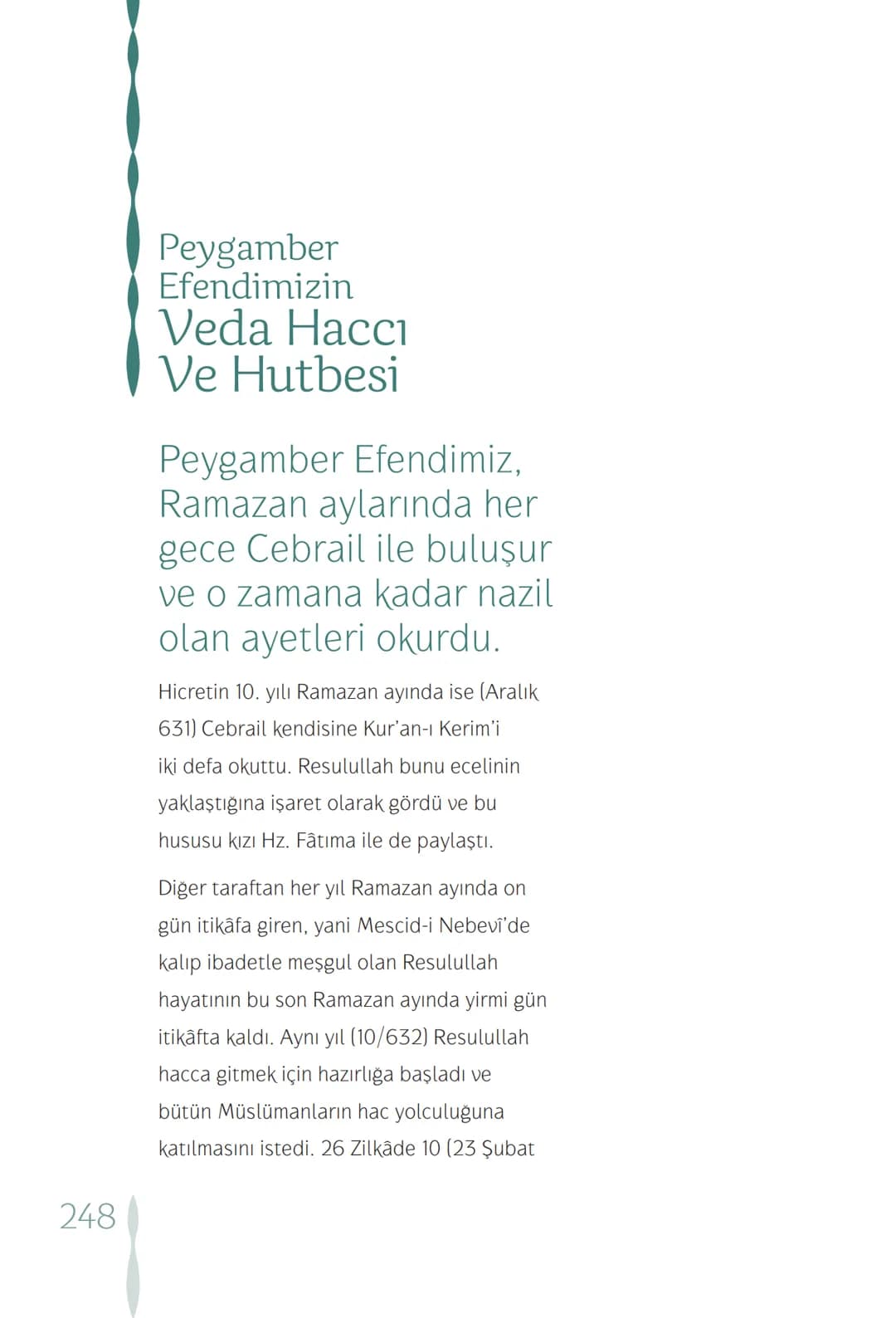 Hz Muhammedin hayatı – 248. sayfa
