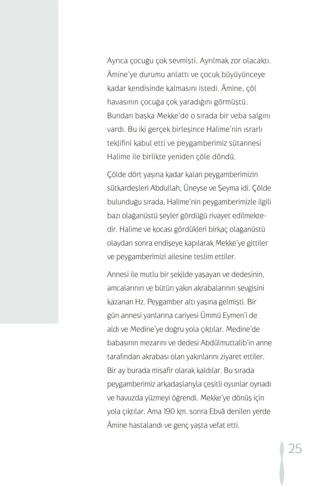 Hz Muhammedin hayatı – 25. sayfa