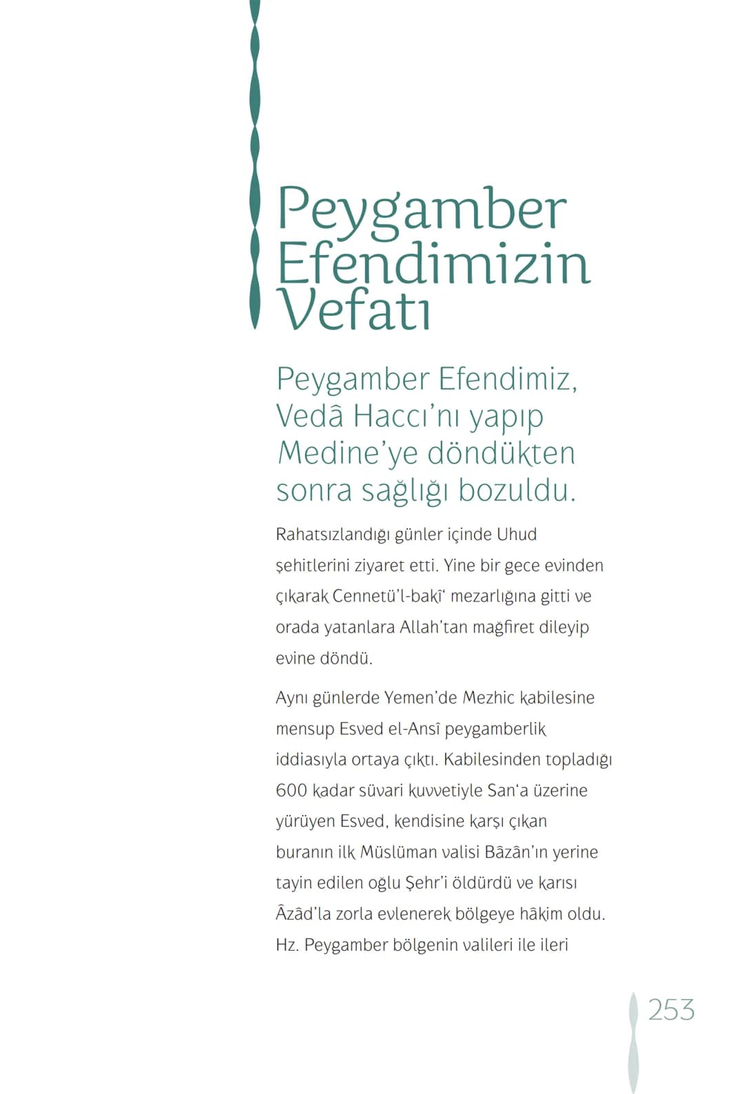 Hz Muhammedin hayatı – 253. sayfa