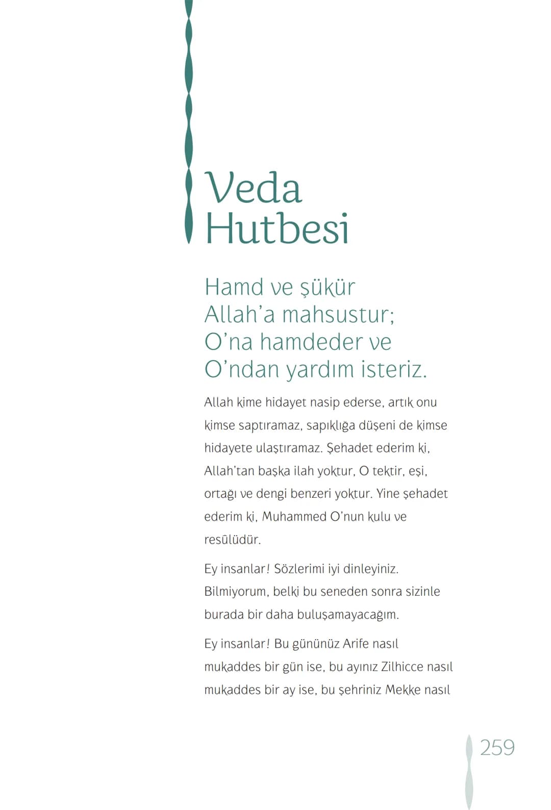Hz Muhammedin hayatı – 259. sayfa