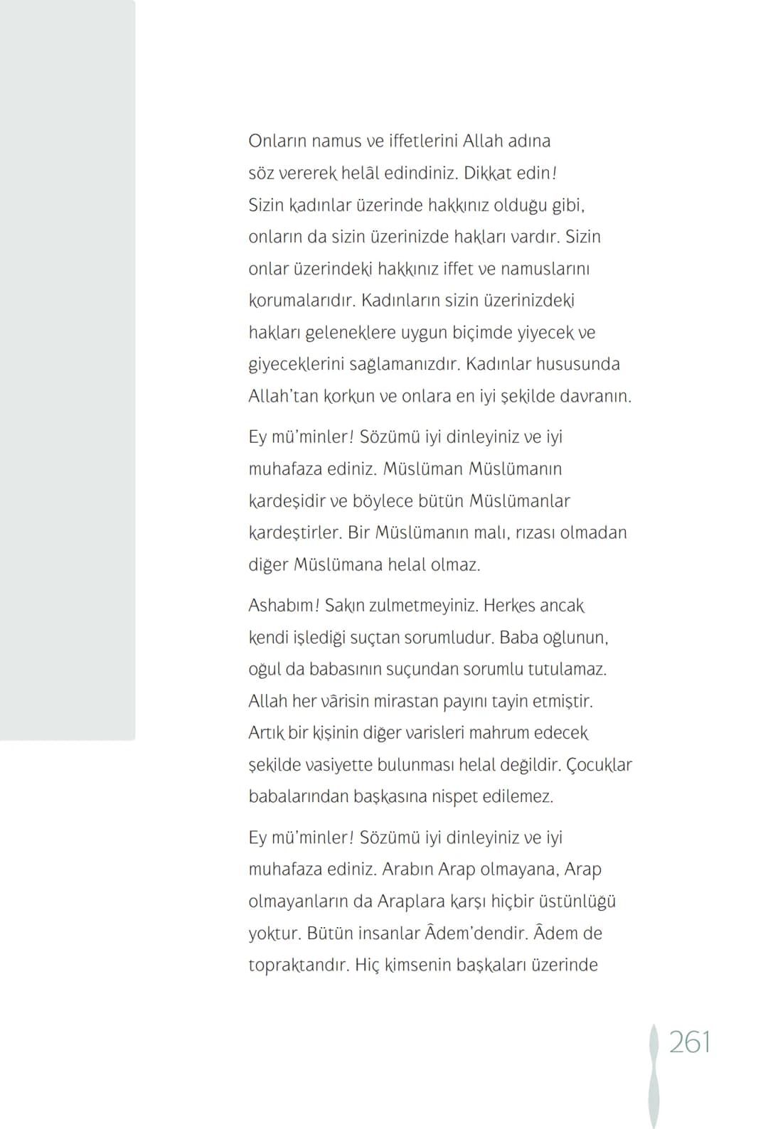 Hz Muhammedin hayatı – 261. sayfa