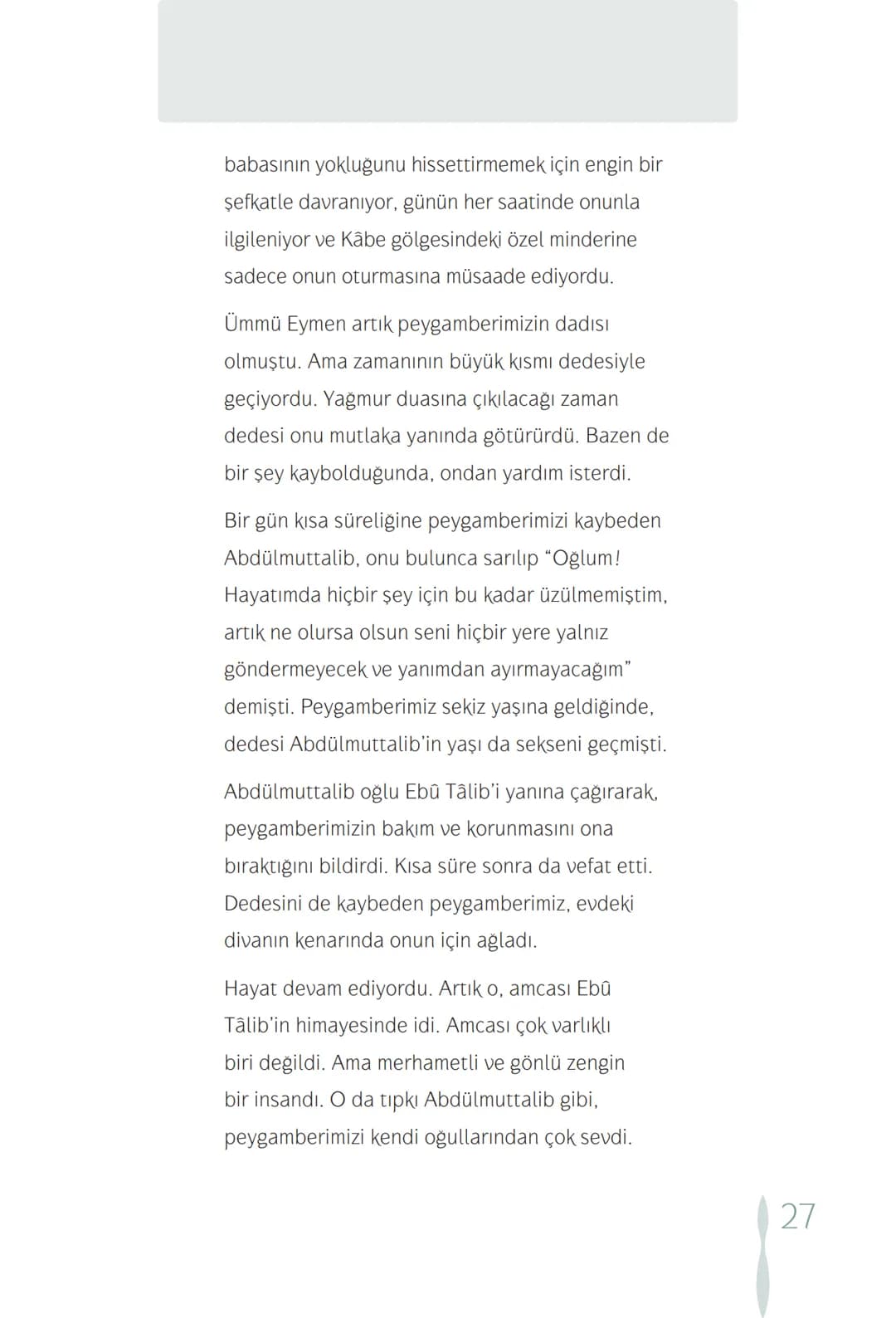 Hz Muhammedin hayatı – 27. sayfa