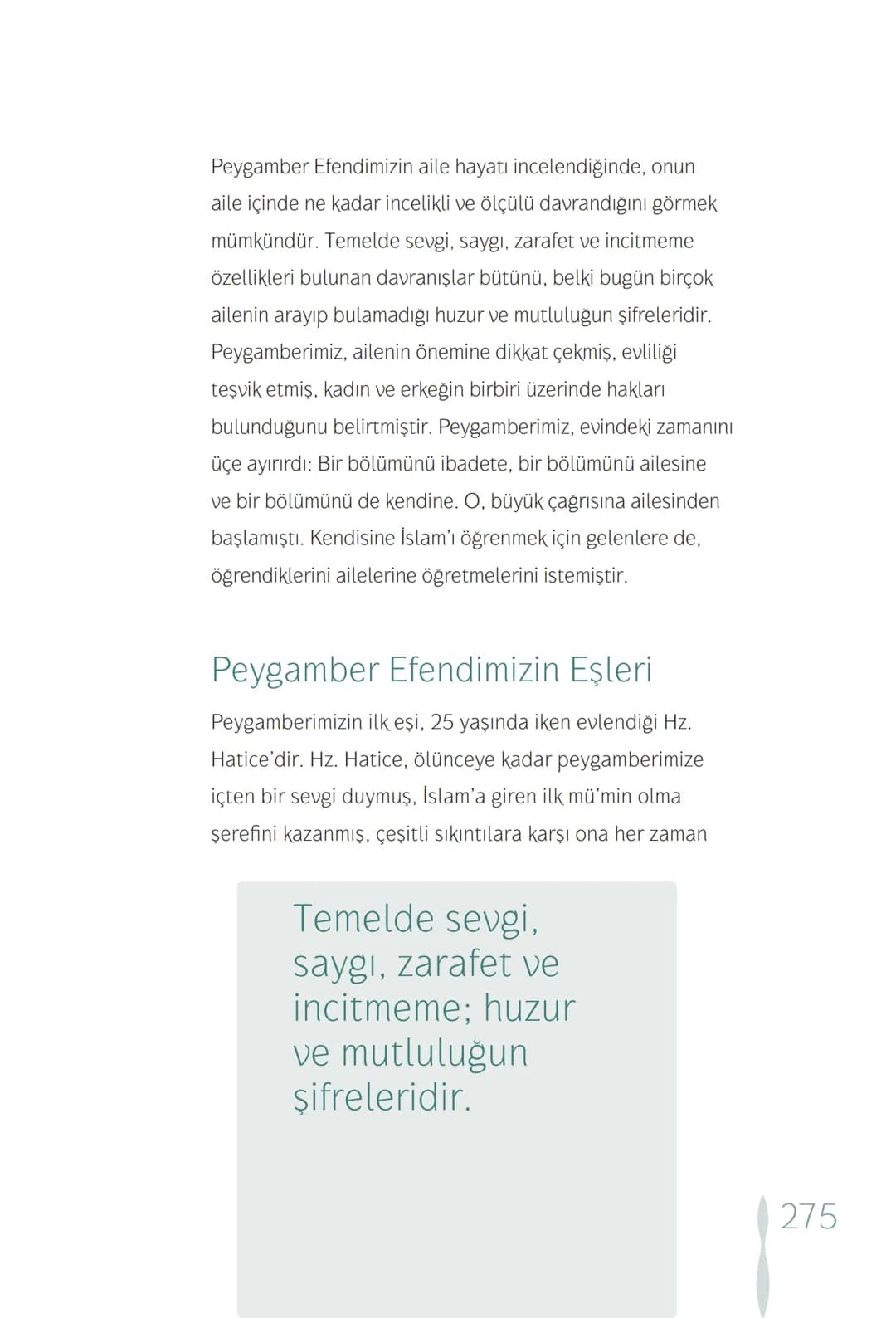 Hz Muhammedin hayatı – 275. sayfa