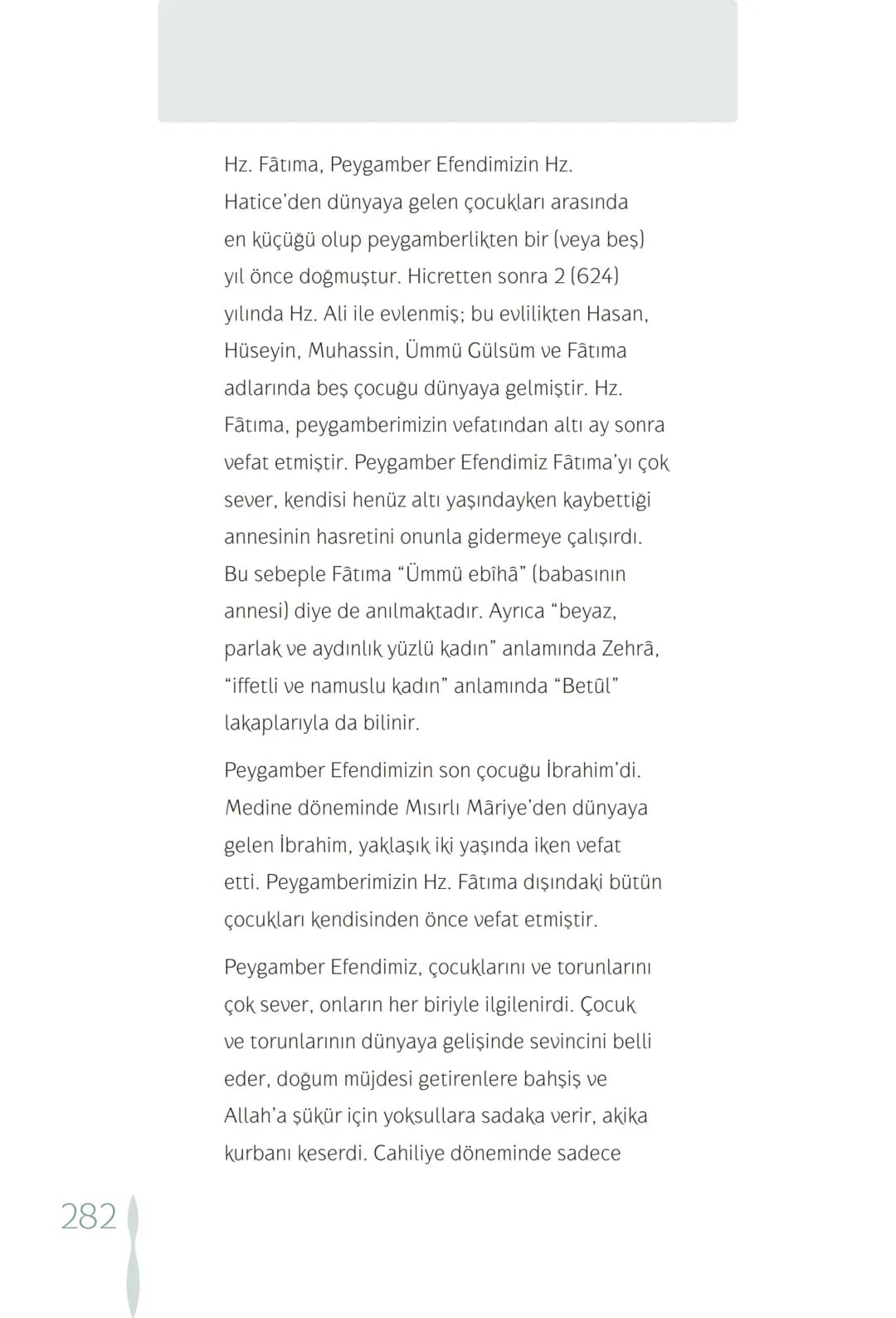 Hz Muhammedin hayatı – 282. sayfa
