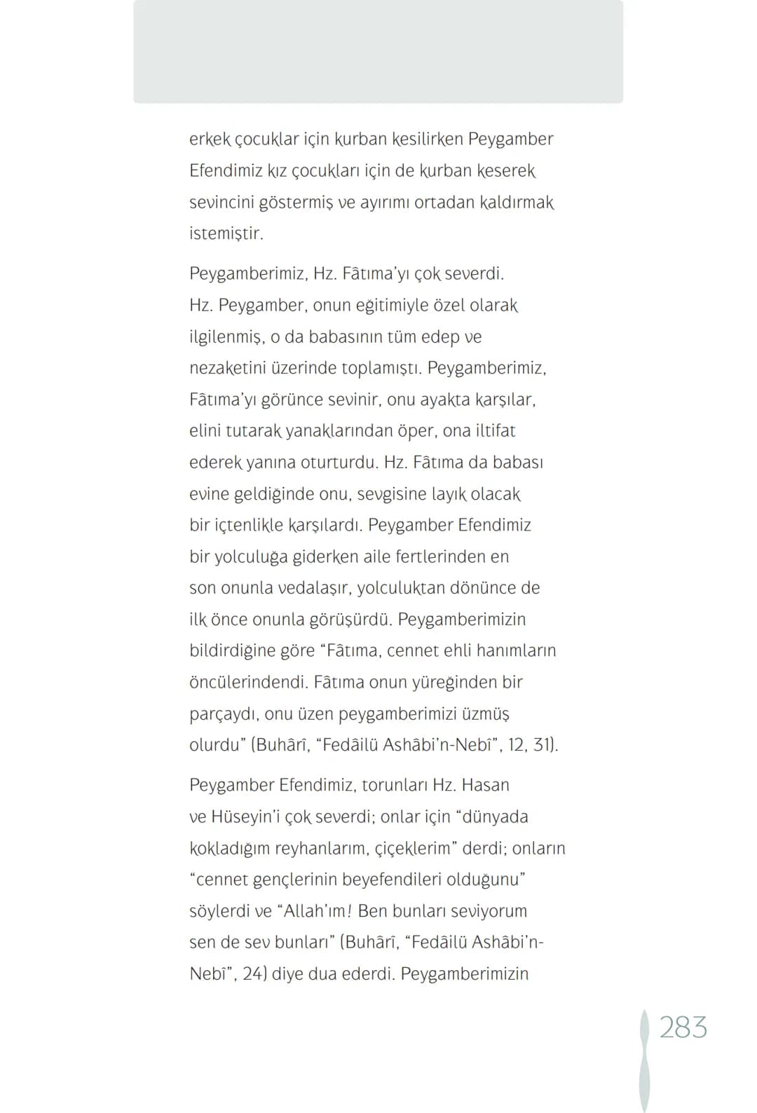 Hz Muhammedin hayatı – 283. sayfa