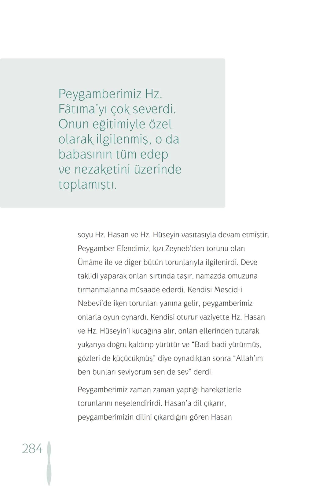 Hz Muhammedin hayatı – 284. sayfa