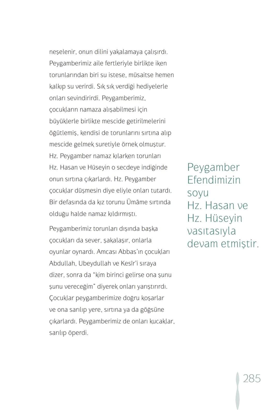 Hz Muhammedin hayatı – 285. sayfa