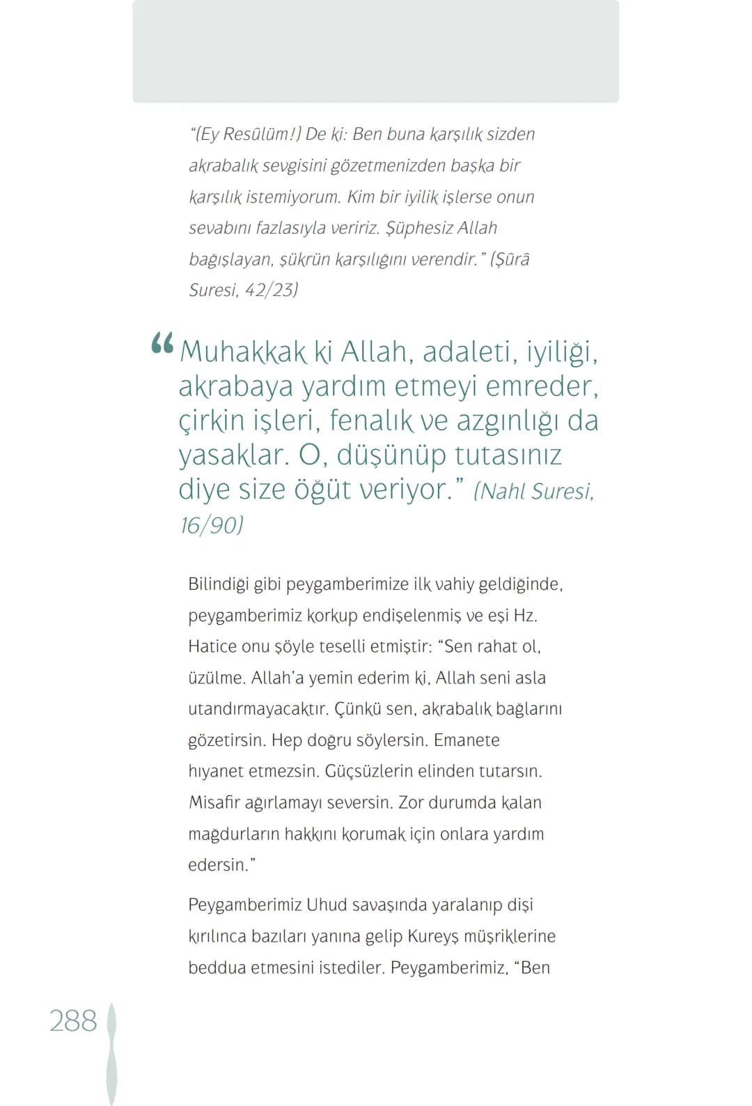 Hz Muhammedin hayatı – 288. sayfa