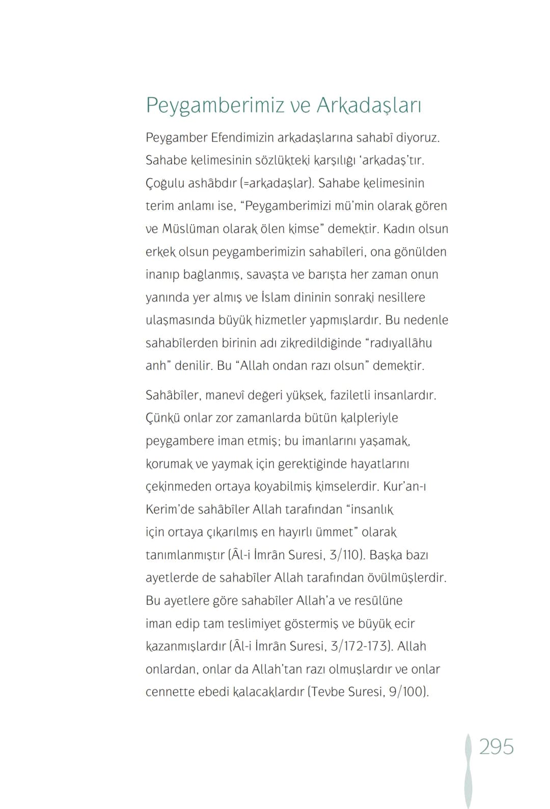 Hz Muhammedin hayatı – 295. sayfa