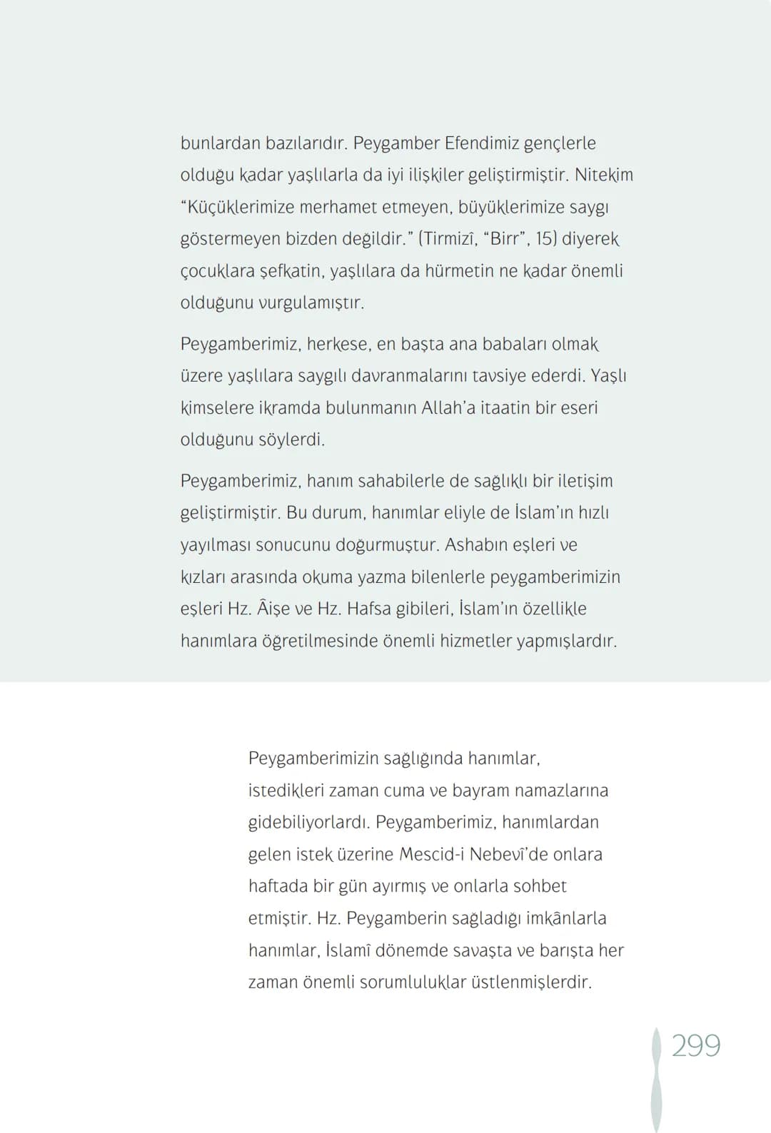 Hz Muhammedin hayatı – 299. sayfa