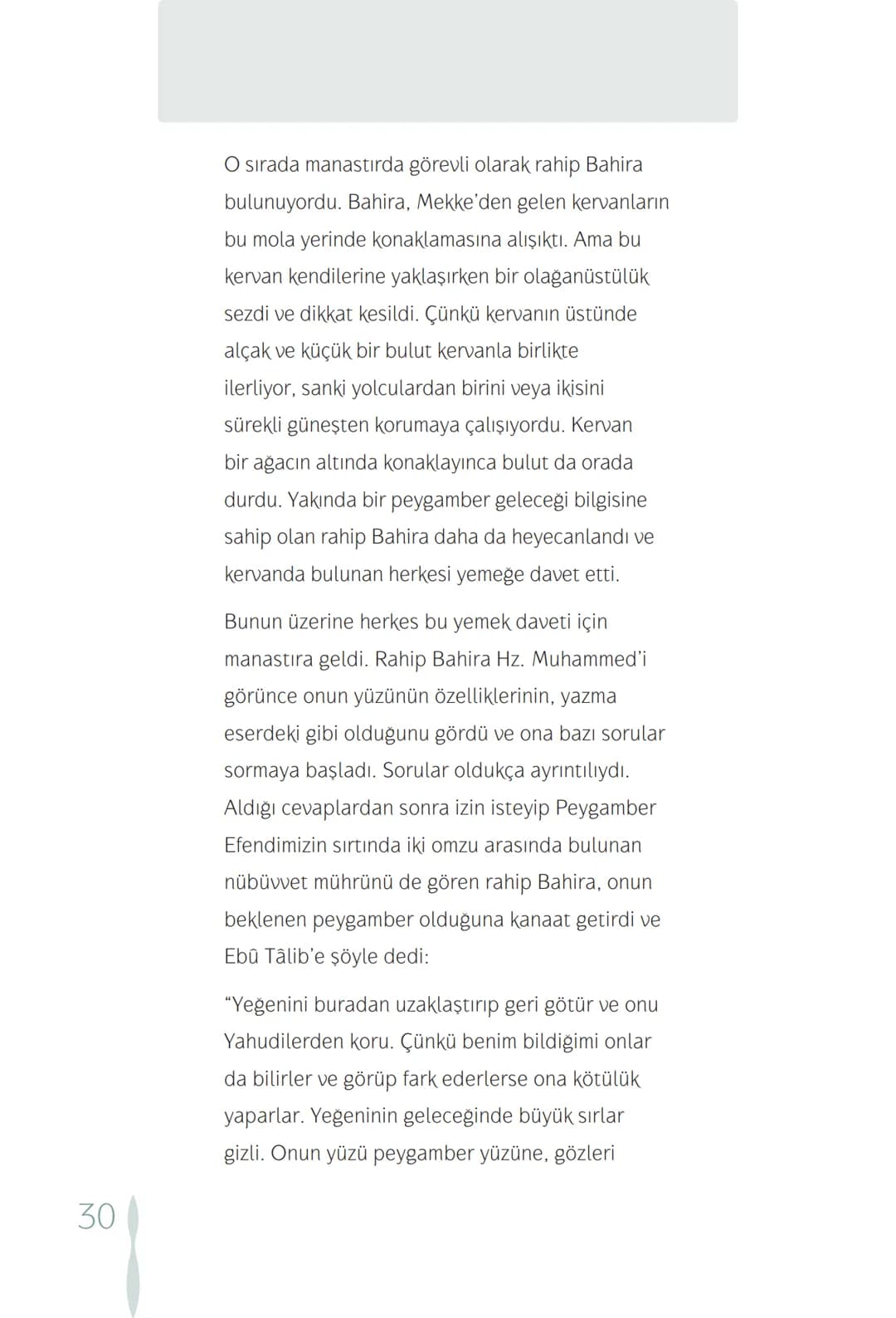 Hz Muhammedin hayatı – 30. sayfa