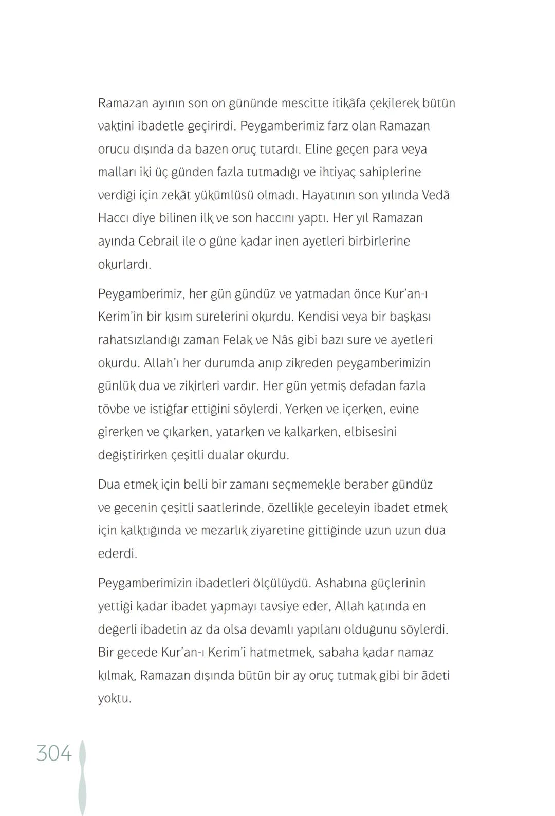Hz Muhammedin hayatı – 304. sayfa