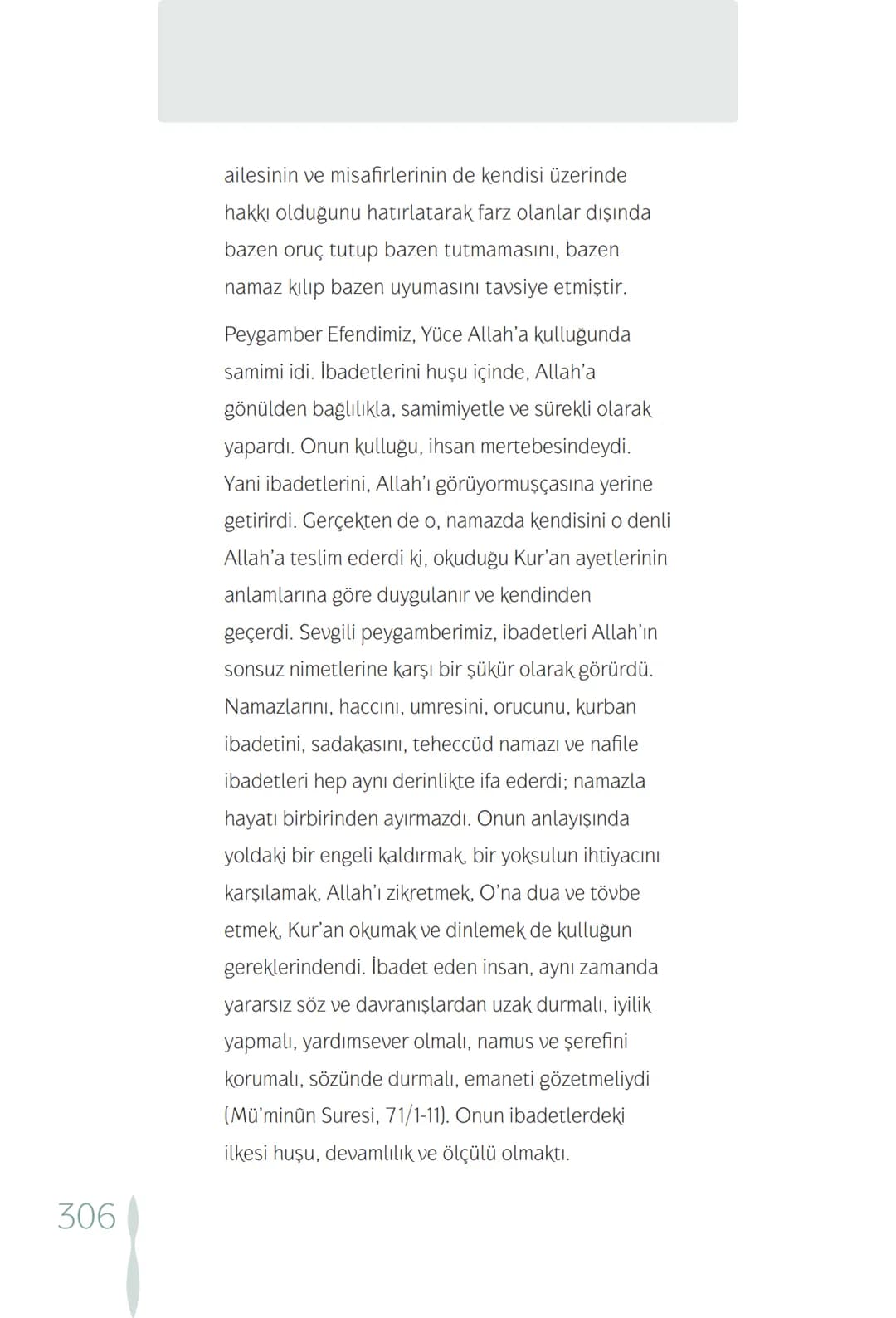 Hz Muhammedin hayatı – 306. sayfa