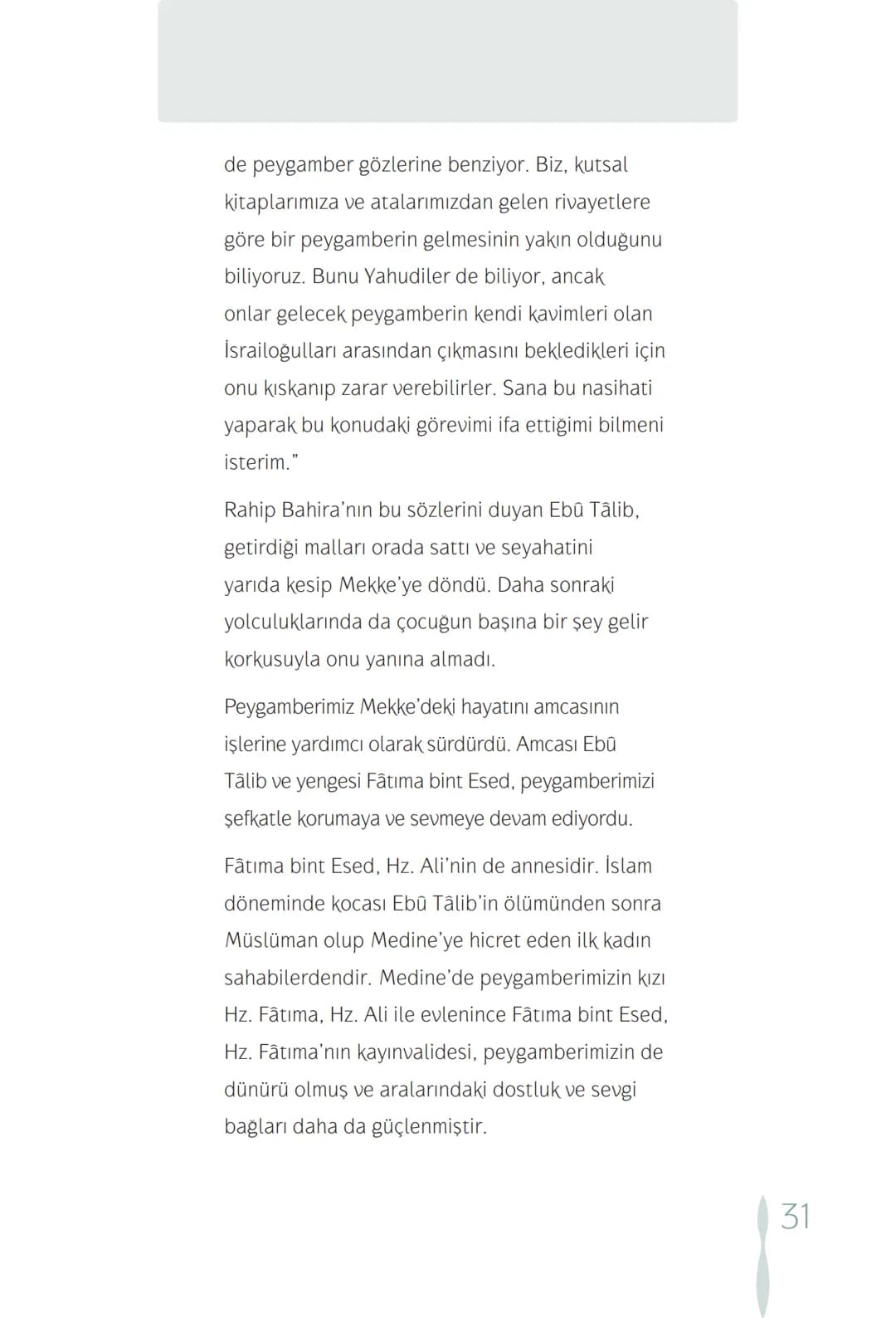 Hz Muhammedin hayatı – 31. sayfa