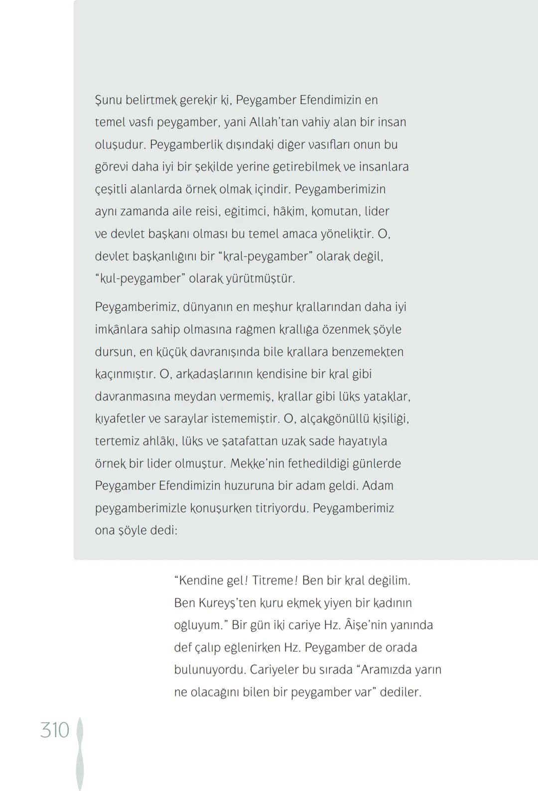 Hz Muhammedin hayatı – 310. sayfa
