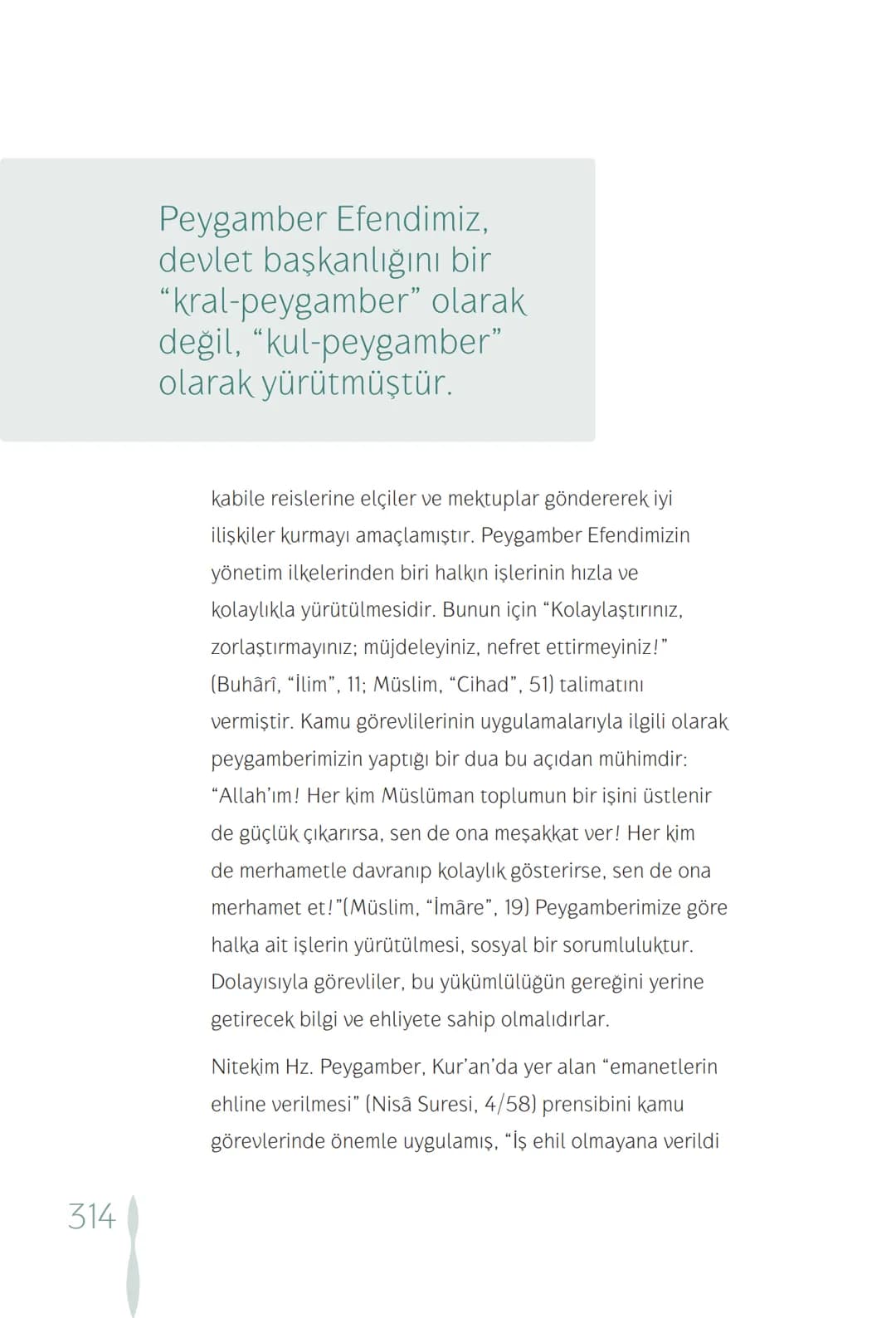 Hz Muhammedin hayatı – 314. sayfa